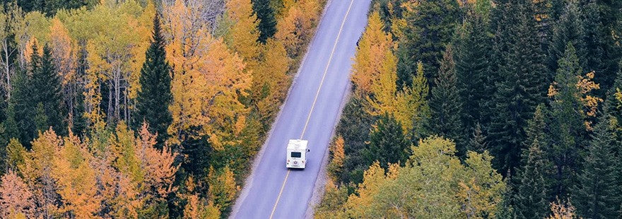 Camper on the Road
