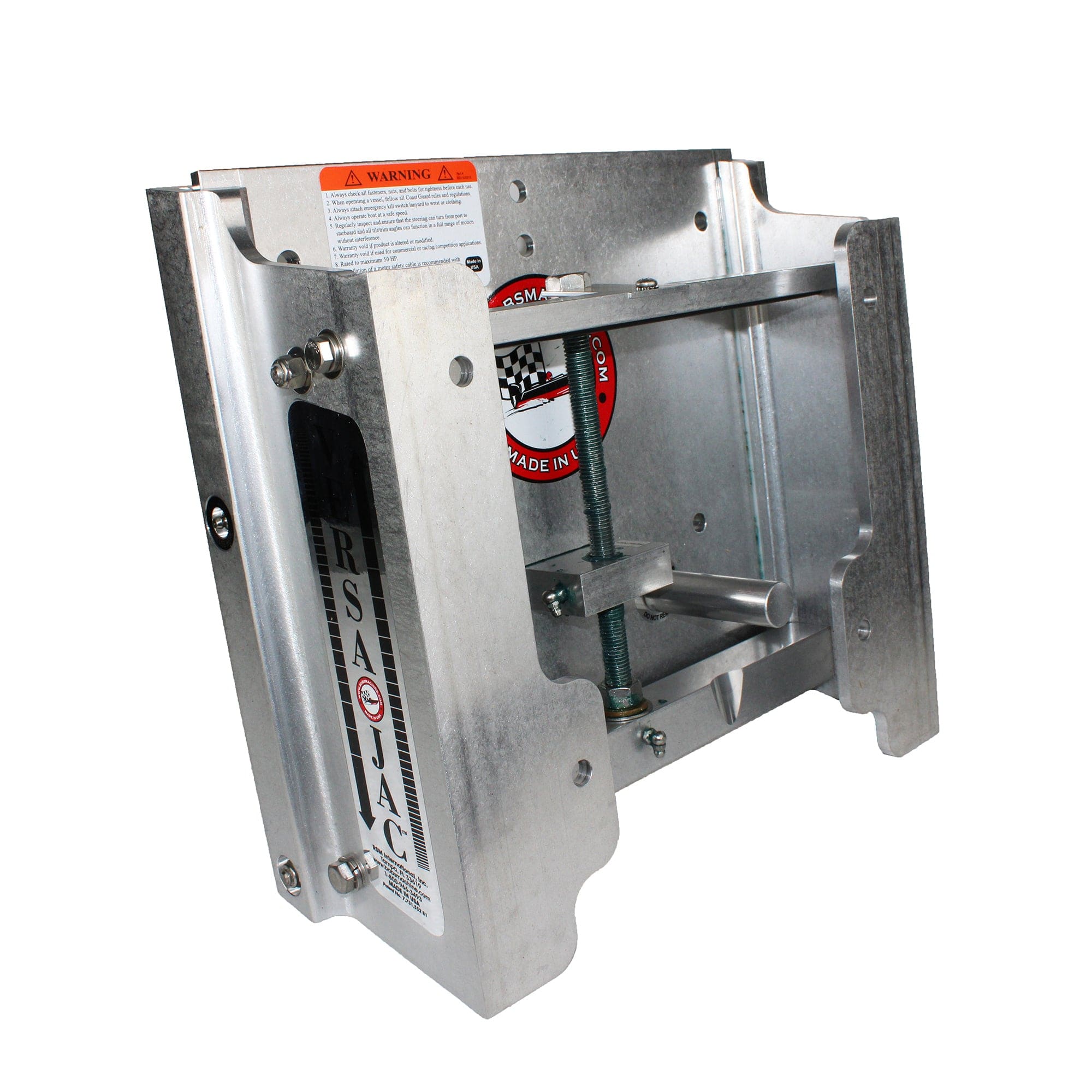 Bob's Machine 100-871000 Mini Versa Series Jack Plate (50HPMax) BIA Bolt Pattern or Clamp