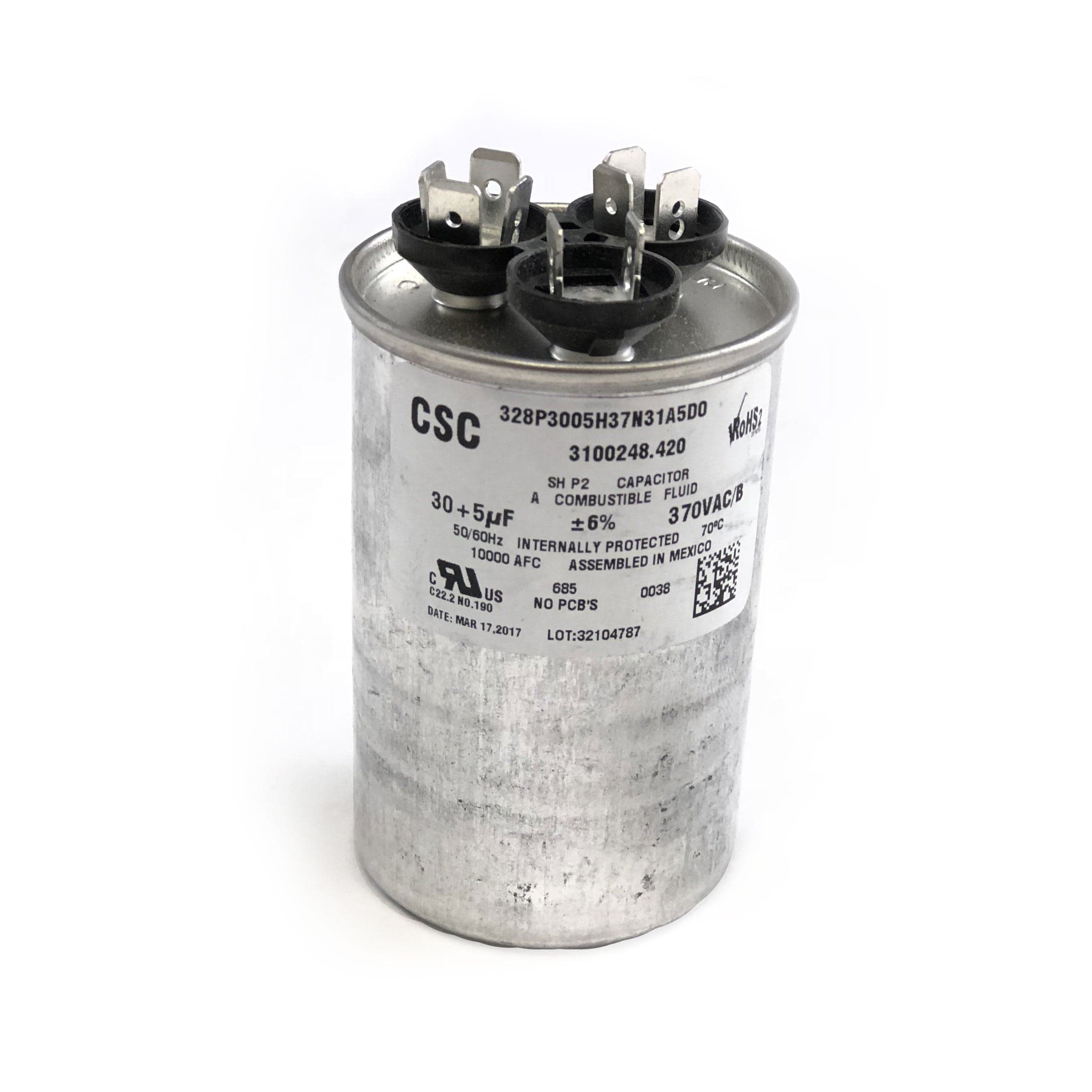 Dometic 3313107.027 Fan Capacitor 30/50 MFD