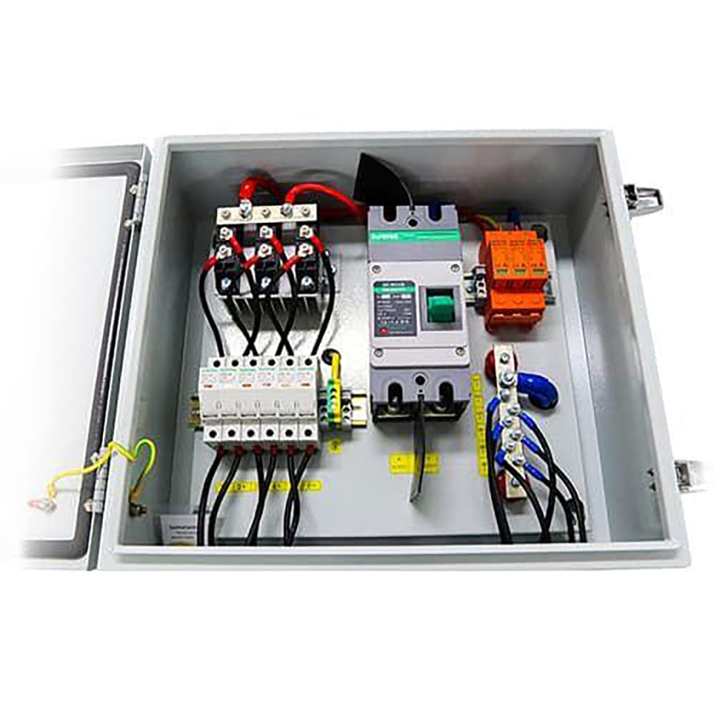 DC Combiner Box 1200 Amp 6 Inputs 20kW Prewired Aims COM6IN-120AO