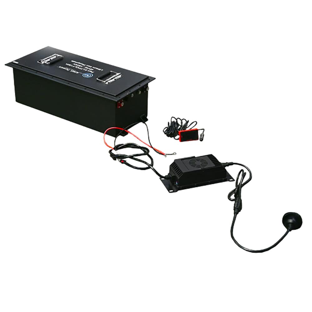 Golf Cart Battery 48VDC 105Ah Lithium with Wiring Kit/Charger Aims KIT-GLF105