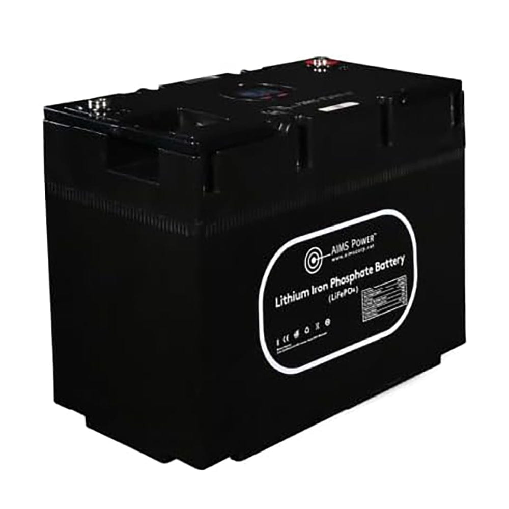 LiFePO4 12 volt 104 AH Lithium Battery - Bluetooth - Wake Up - Heater Aims LFP12V135A