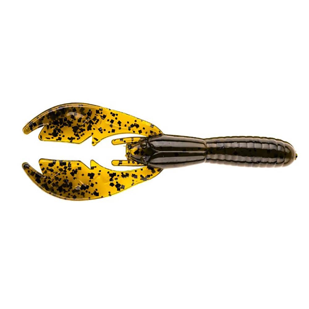 American Baitworks X33505 NetBait 5" Baitfuel Paca Craw Bait Green Pumpkin - 8 Pack