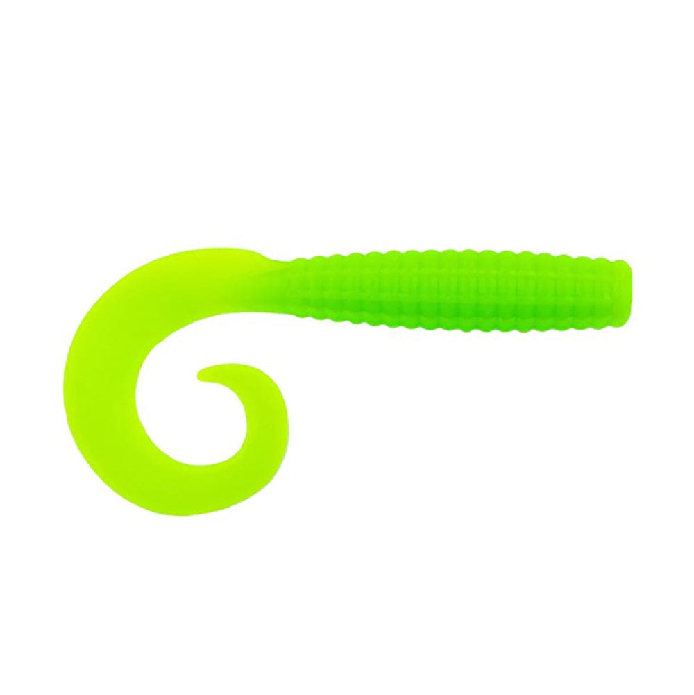 American Baitworks XS06462 BaitFuel 5" Baitfuel Saltwater GO2 Grub Limetreuse 5"