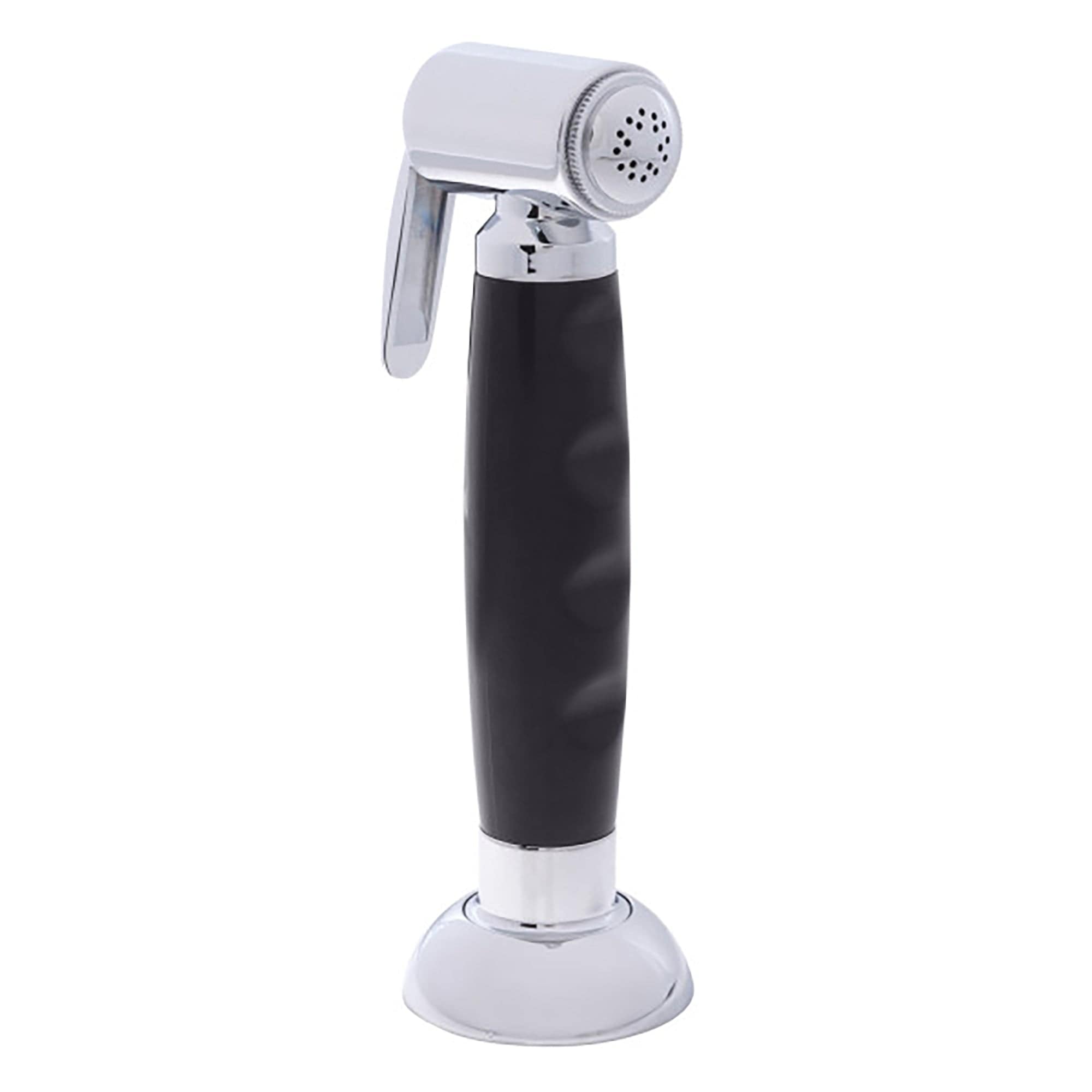 Deck Mount Sprayer Hammer-Head Black Sprayer, 6' SS Hose Ambassador Marine 134-0044-KP