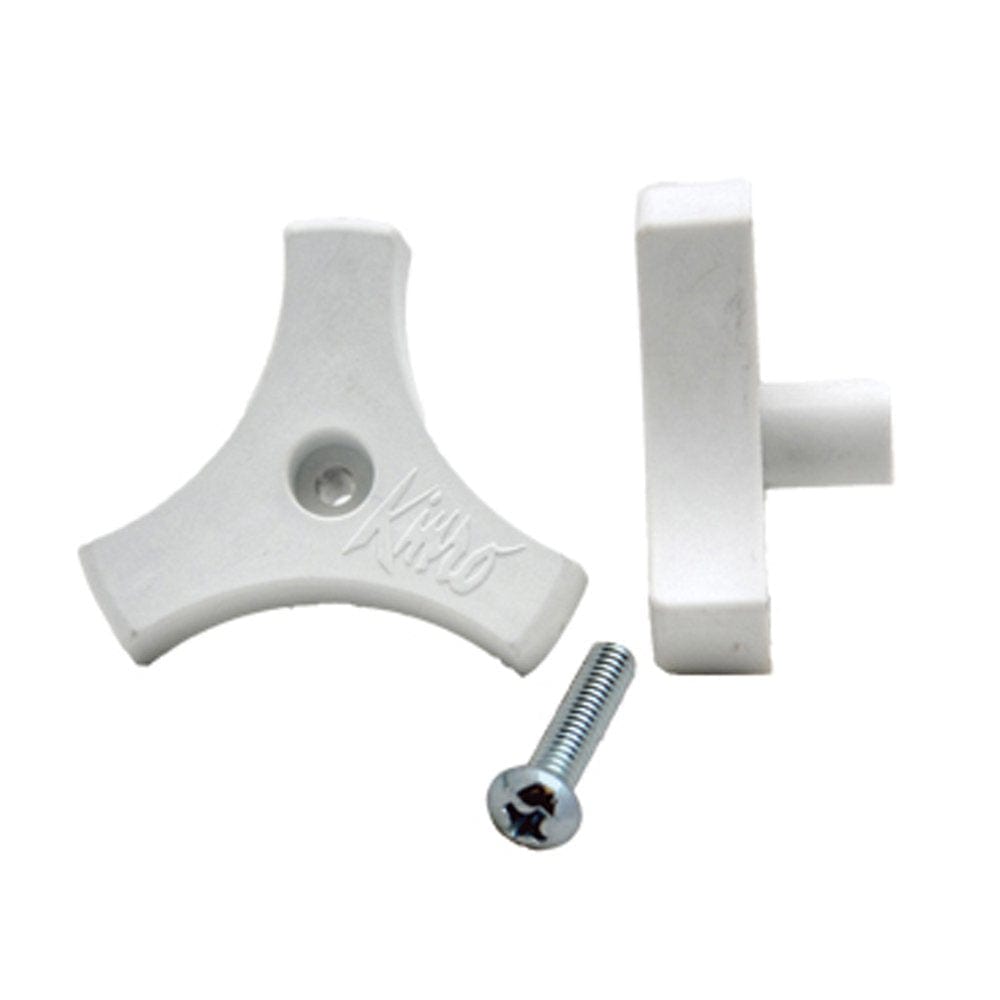AP Products 013-511 White Window Knob Long w/Screw