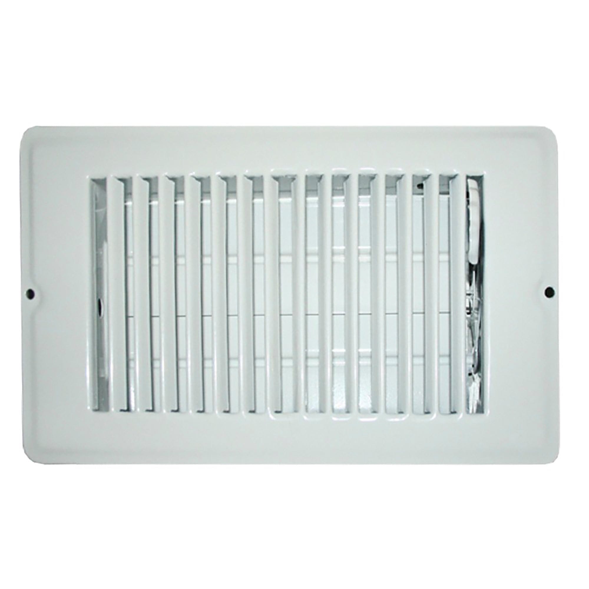 Floor Register W/ Damper 4”x10”, White (RLS2410W) 013-627 AP Products