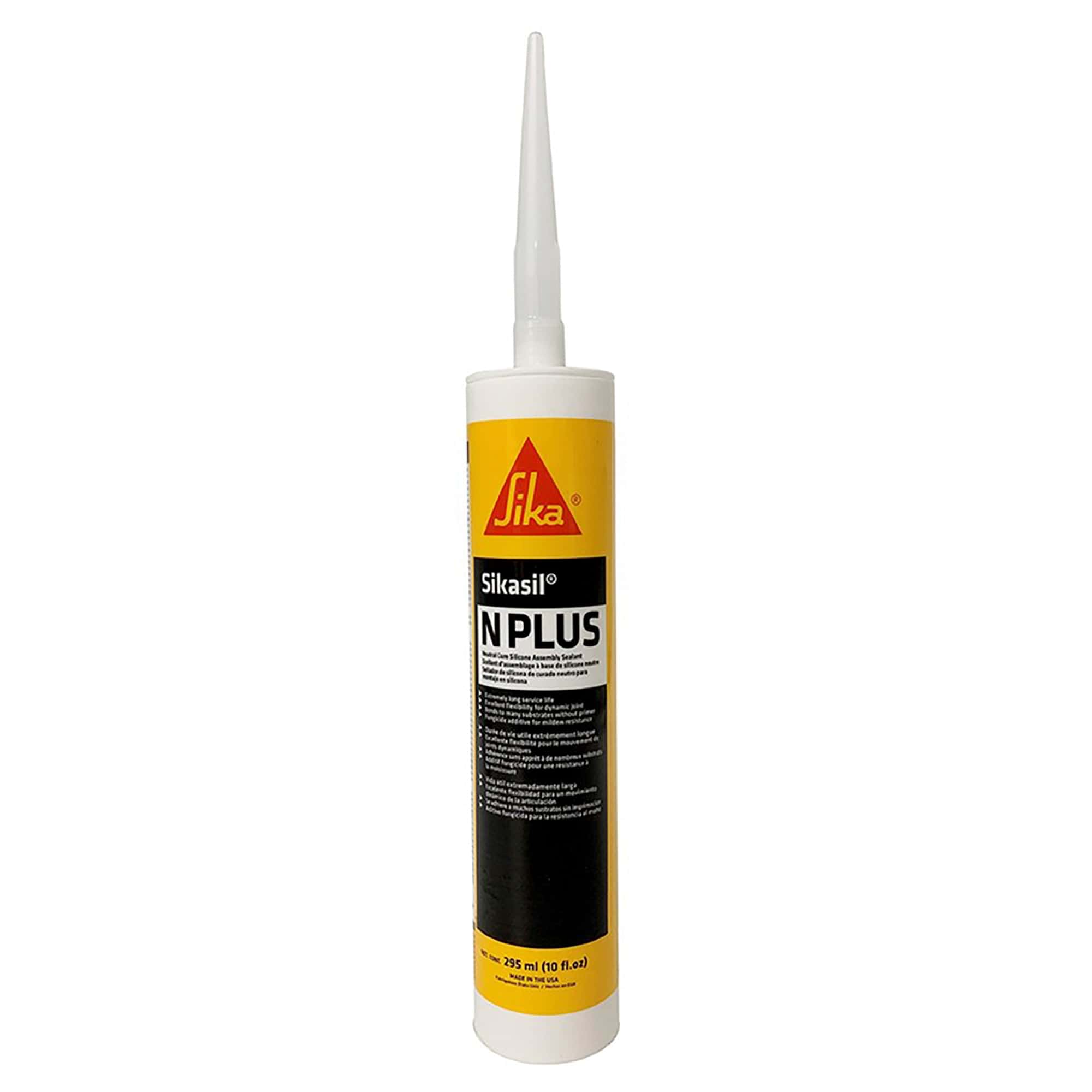 Sikasil N-Plus Silicone Sealant, 295 ML, White 017-412136 AP Products