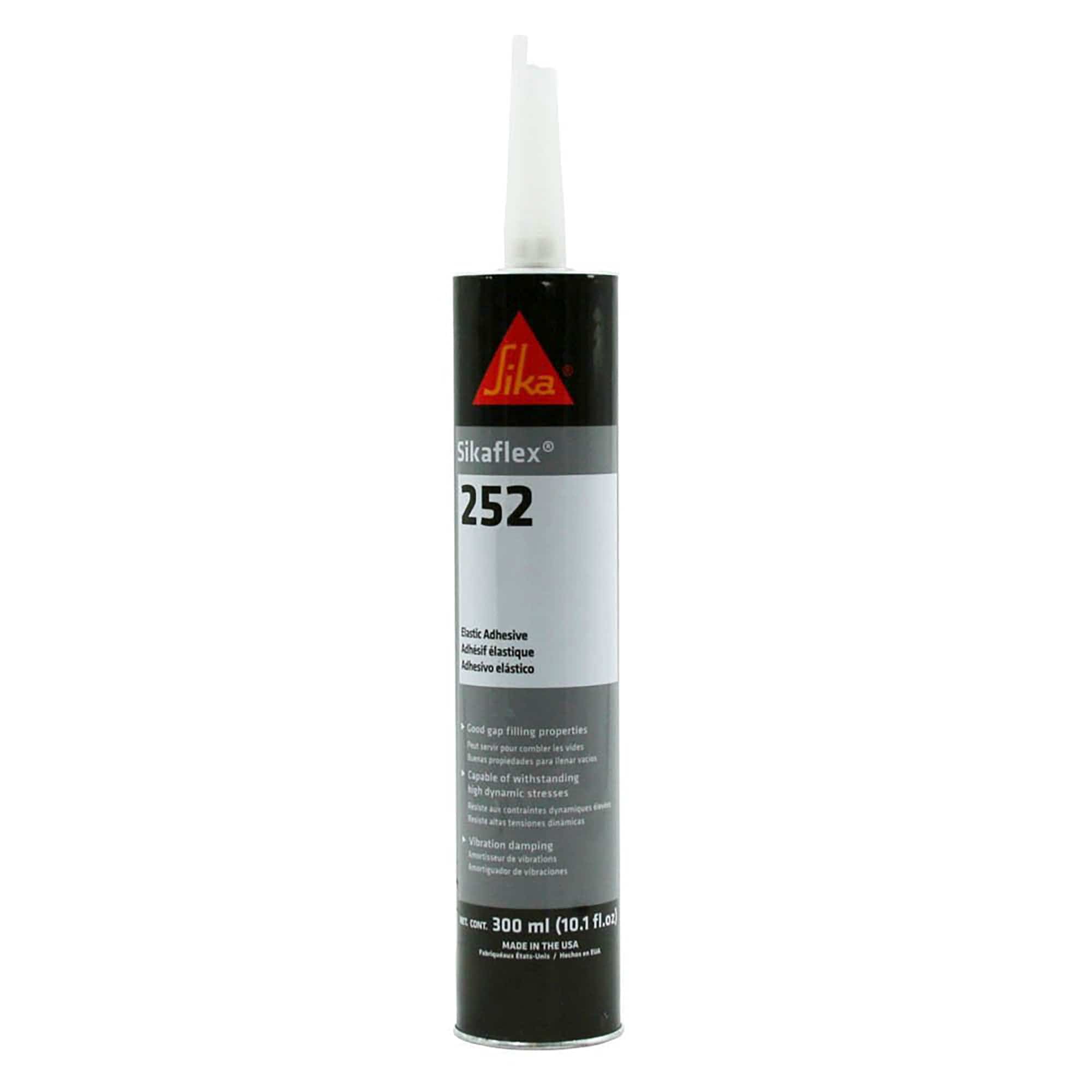 Sikaflex 252 Adhesive, 300 ML, Black 017-90916 AP Products
