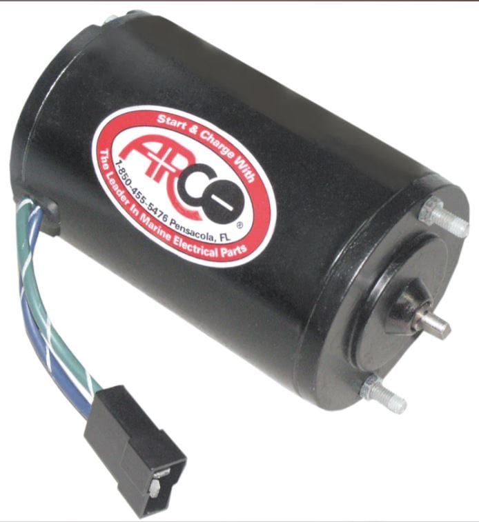 Arco 6232 Tilt Trim Motor for Volvo Penta Oildyne Pump 2-Wire 6227 Replaces Volvo 3151278, 3858071, 854525-3, Sierra 18-6805, 18-6817