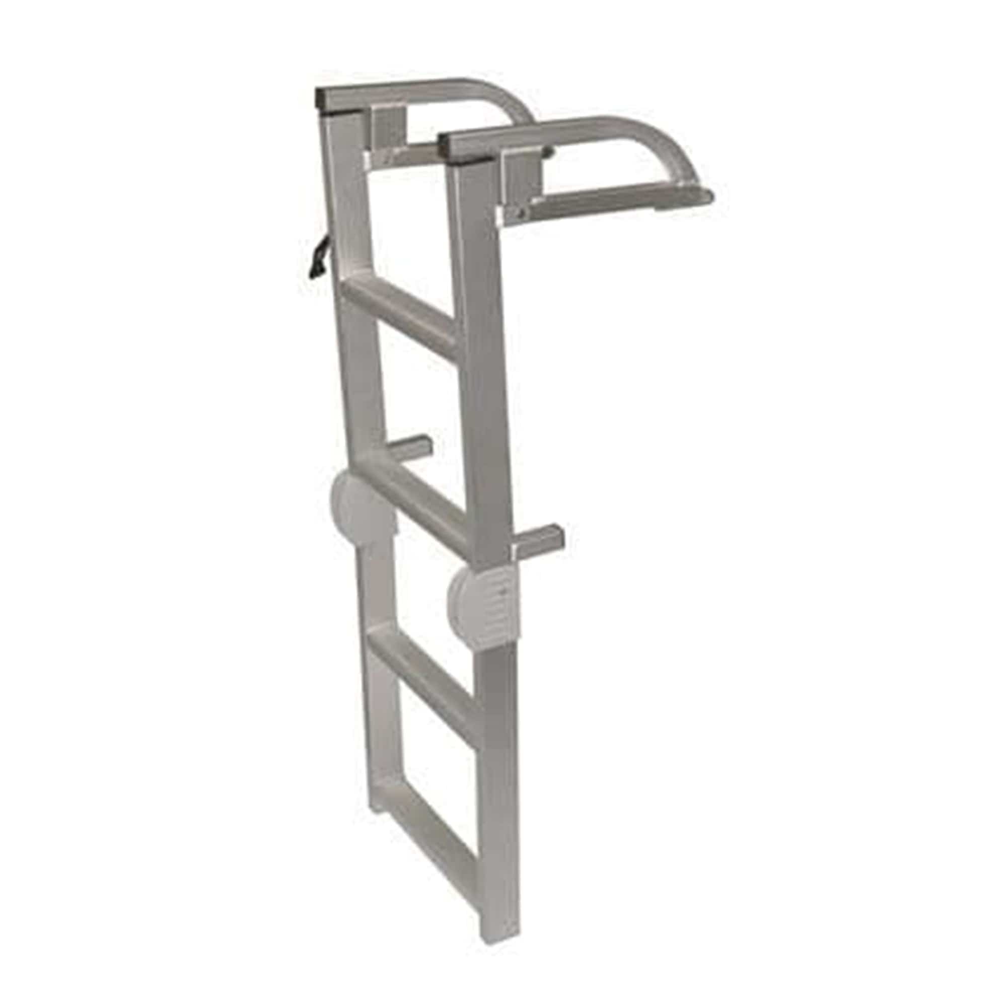 4-Step Folding Pontoon Boat Ladder, Aluminum, 40", 250 Lb. JIF Marine ASL