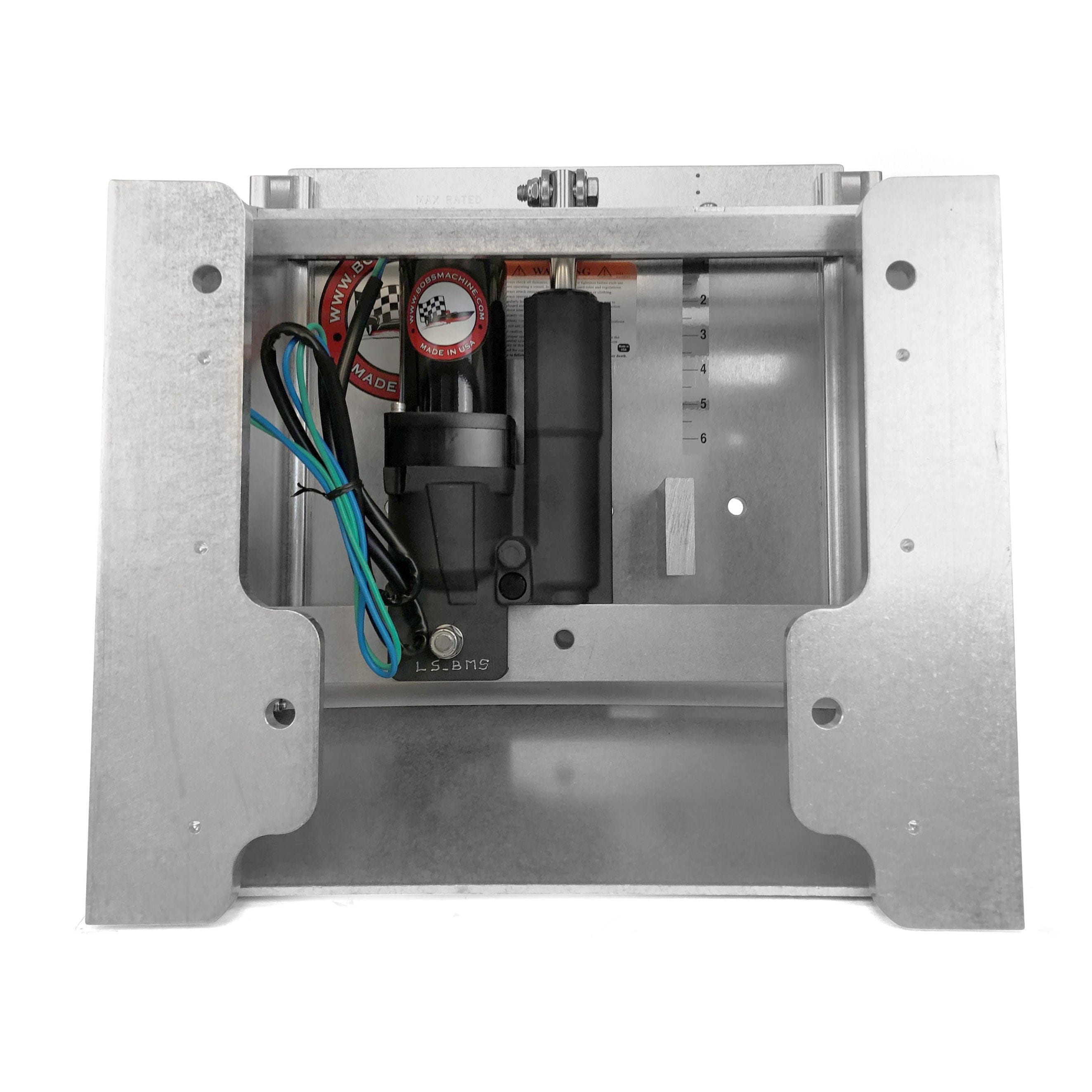 Bob's Machine 12" Setback Action Jackplate - Up to 300HP - W/ Holeshot