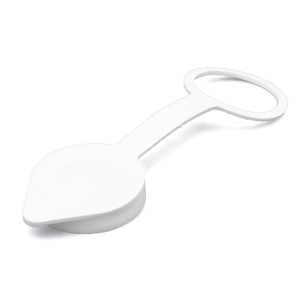 Dust Cover for Cable TV Plate, Polar White - B&B Molders 94208