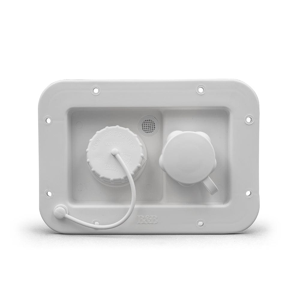 City/Gravity Dish, Plastic Check Valve, Polar White - Thetford 94222