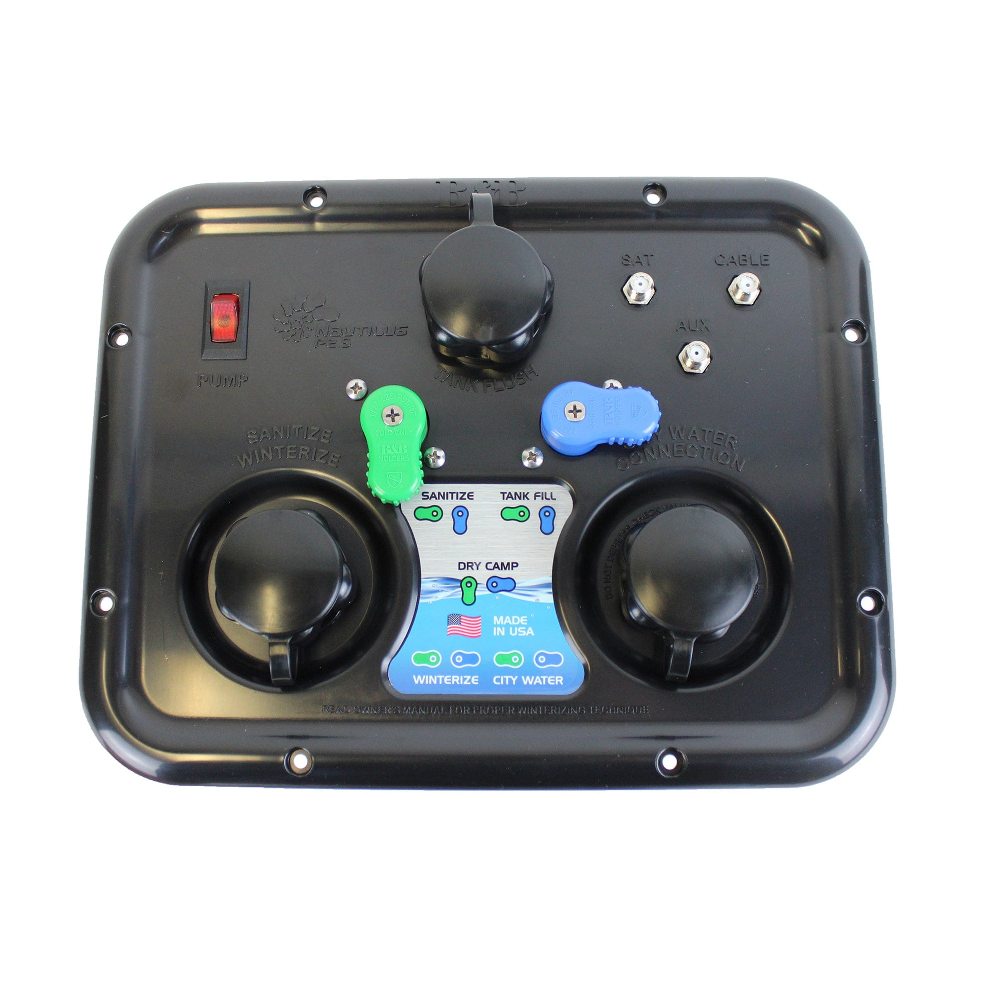 Nautilus P2.5 H2O System, Black - B&B Molders 94343