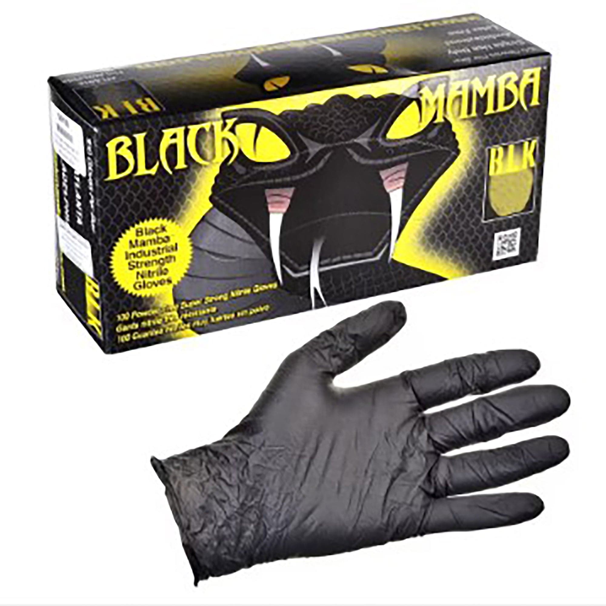Black Mamba Nitrile 7.0 mil, Large BLK-120