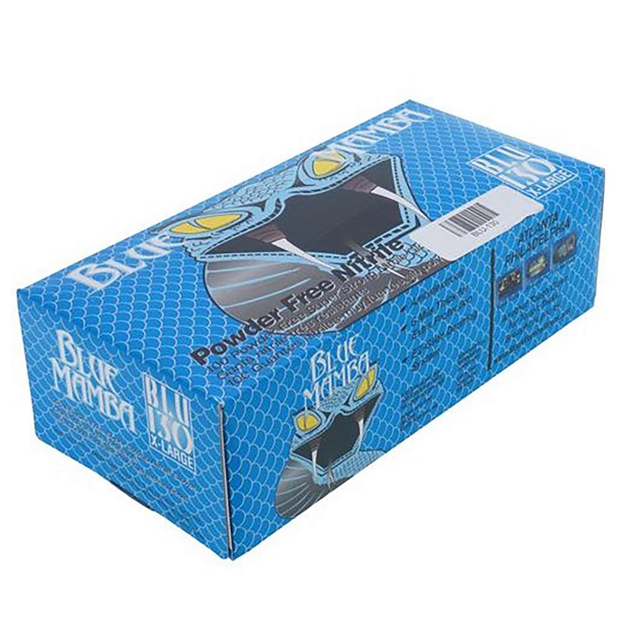 Blue Mamba Nitrile 5.5 mil, 100 Count, Small BLU-100