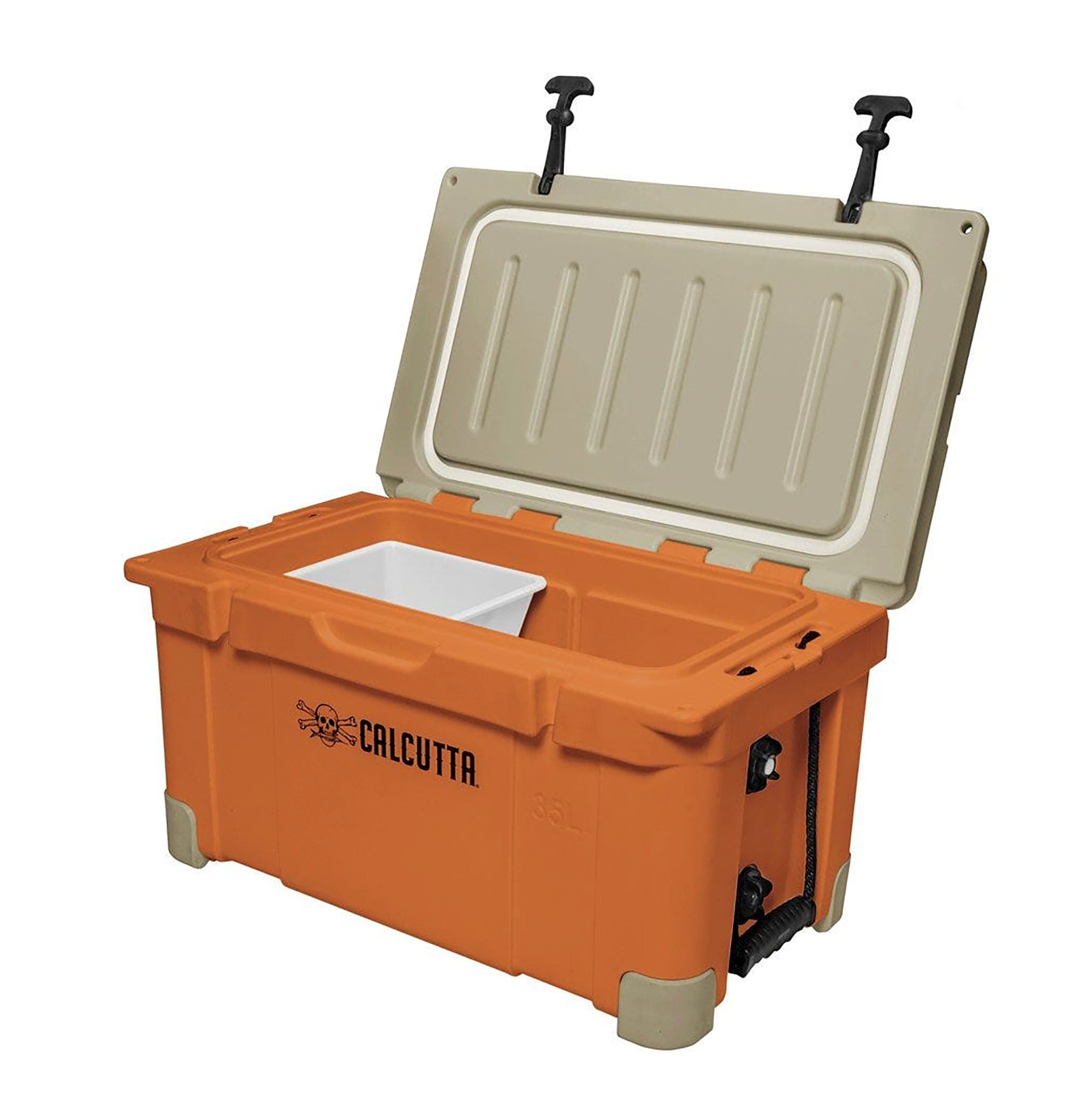 Renegade Cooler Orange/Tan w / LED Drain Plug - Calcutta CCOTG2-35