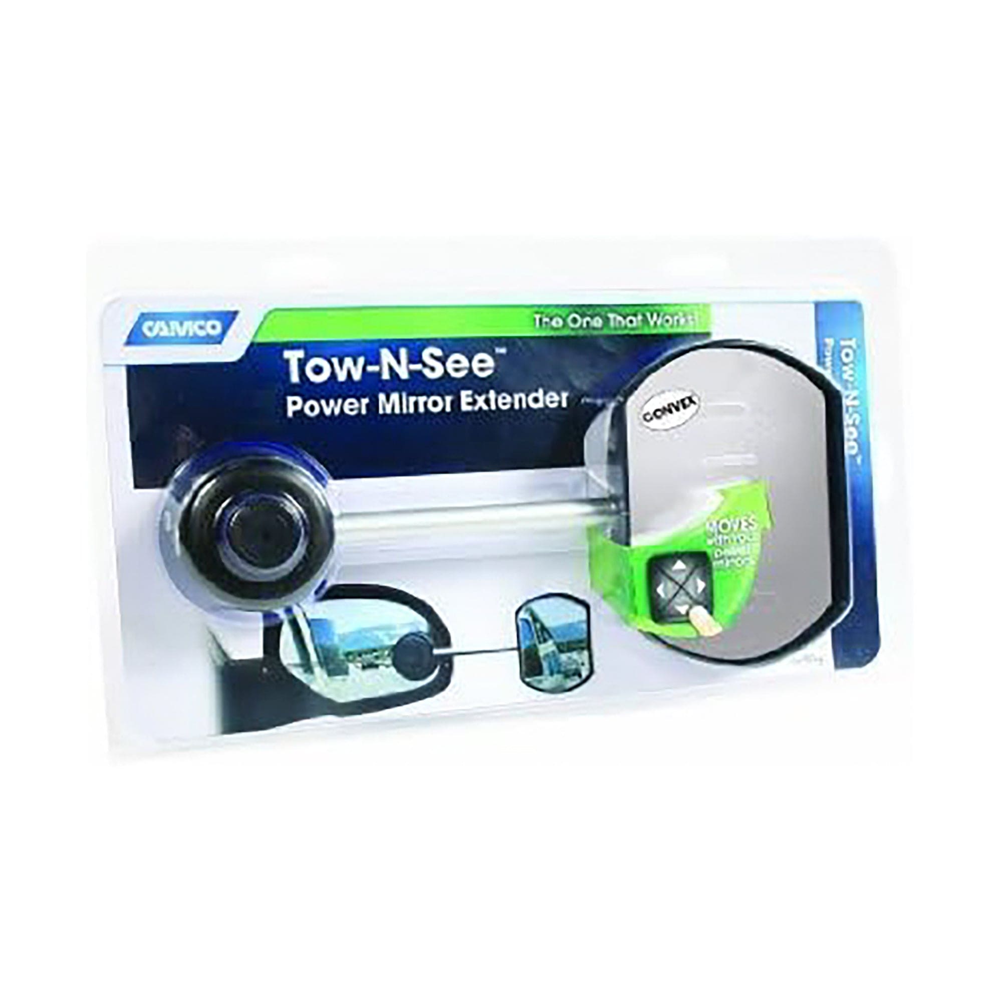 Tow-N-See Mirror, Convex 25668 Camco