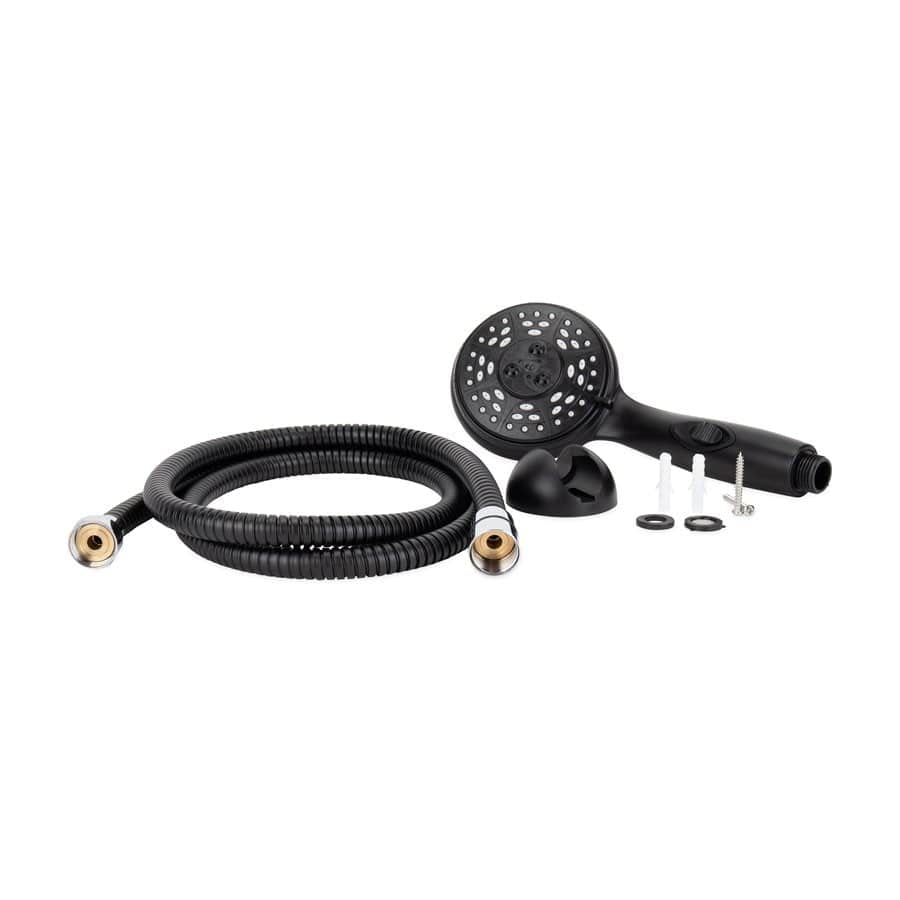 Complete Premium RV / Marine Shower Head Kit, Black - Camco 43744