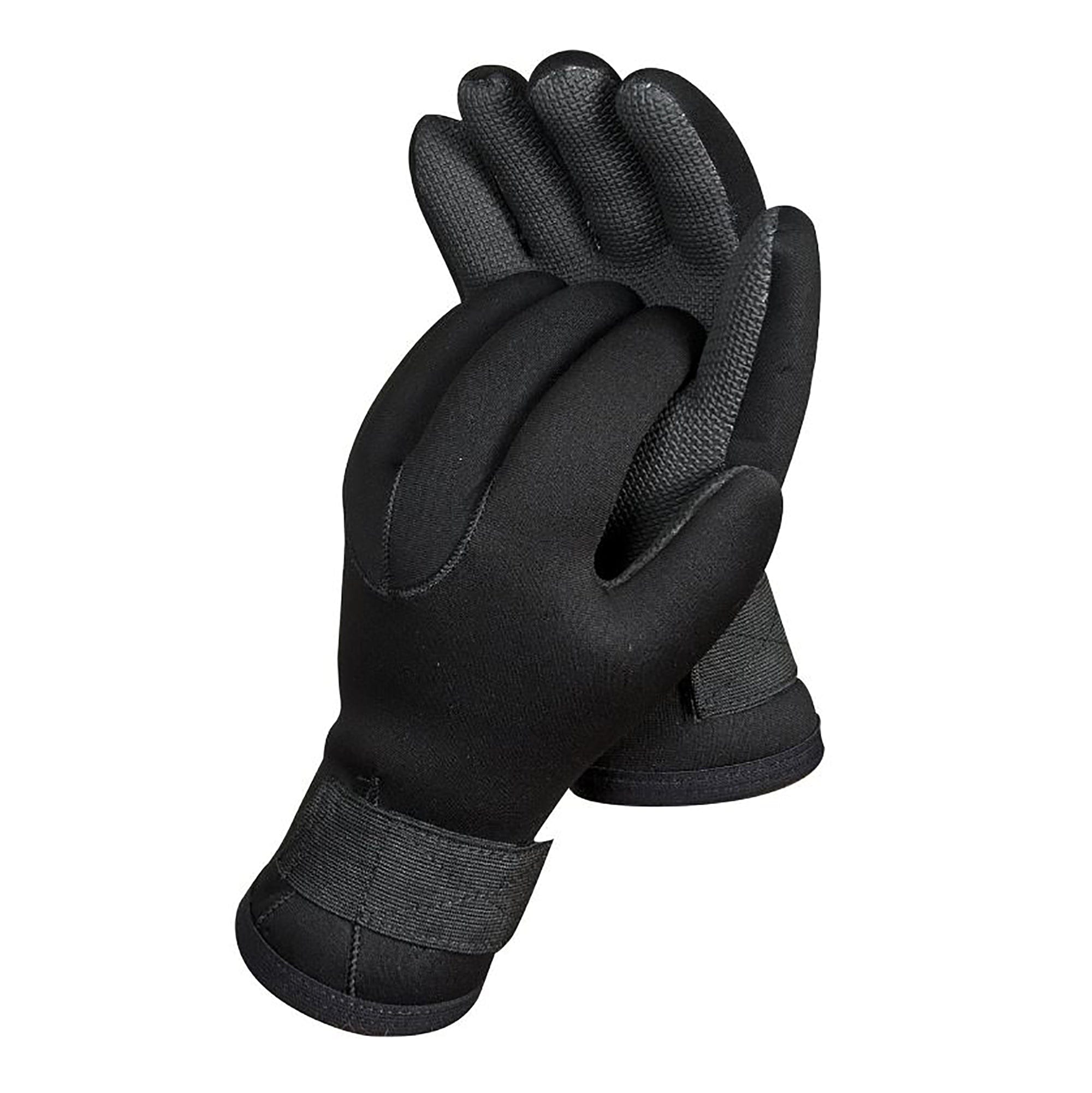 Celsius Deluxe Neoprene/Fleece DNGM Fishing Gloves Medium, Black