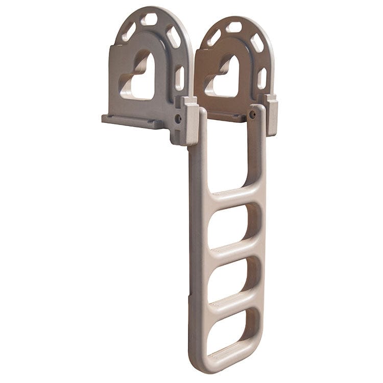 Dock Ladder, 4 Step, Flip Up, LLDPE, Sand - Dock Edge DE2164F