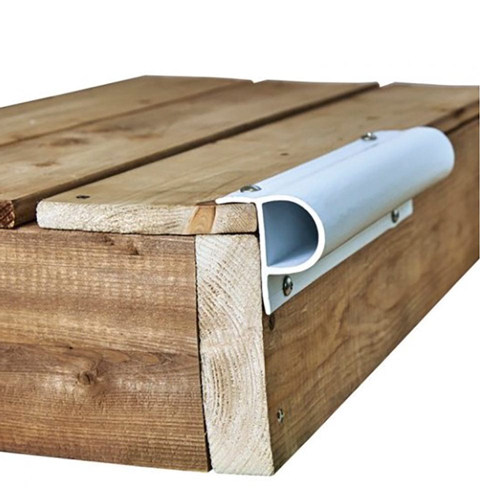 Small "P" Profile, 16 Ft/Roll, White - Dock Edge DE1170F