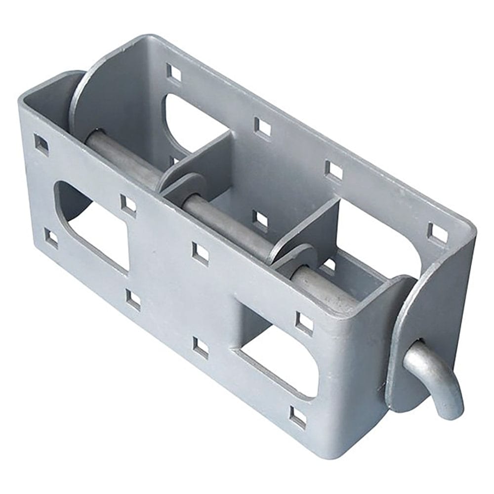 Dock Edge DE91112F Heavy Duty, Galvanized Connector Hinge - 1/4", 9/16" Punch