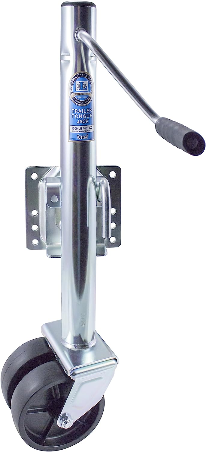 Dutton-Lainson 22580 Dual Wheel Pivoting Tongue Jack - Model 6800, 1500 Lb.