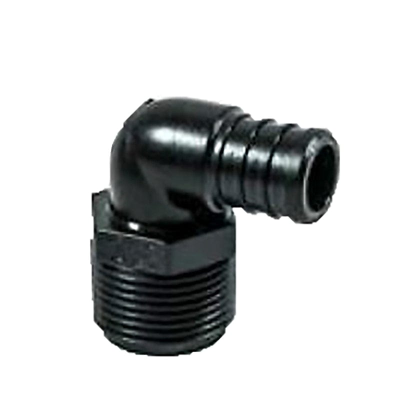 1/2" Barb x 1/2" MPT Elbow - Esco 28803