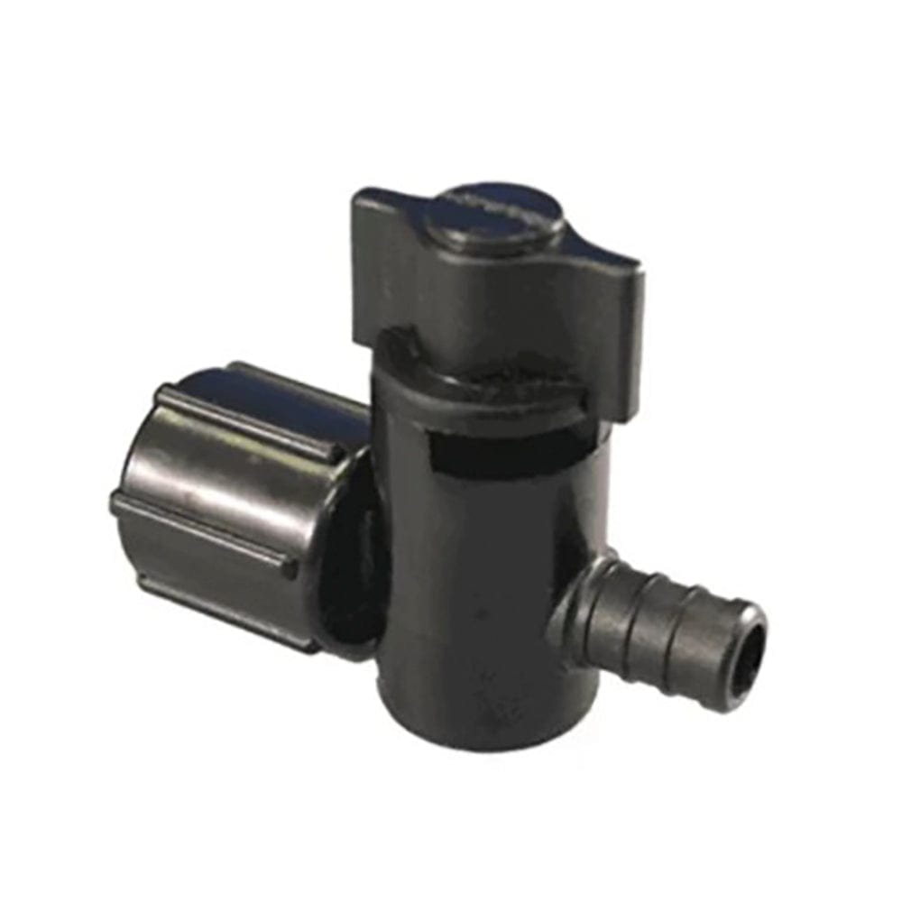 Elkhart Supply Company 1/2" Barb x 1/2" FPT SW Stop Valve , Blue - Esco 28890