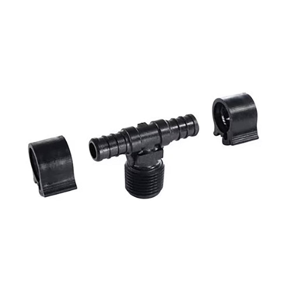 PEXLock Male Tee Fitting , 1/2" x 1/2" x 1/2" MP - Esco 30822