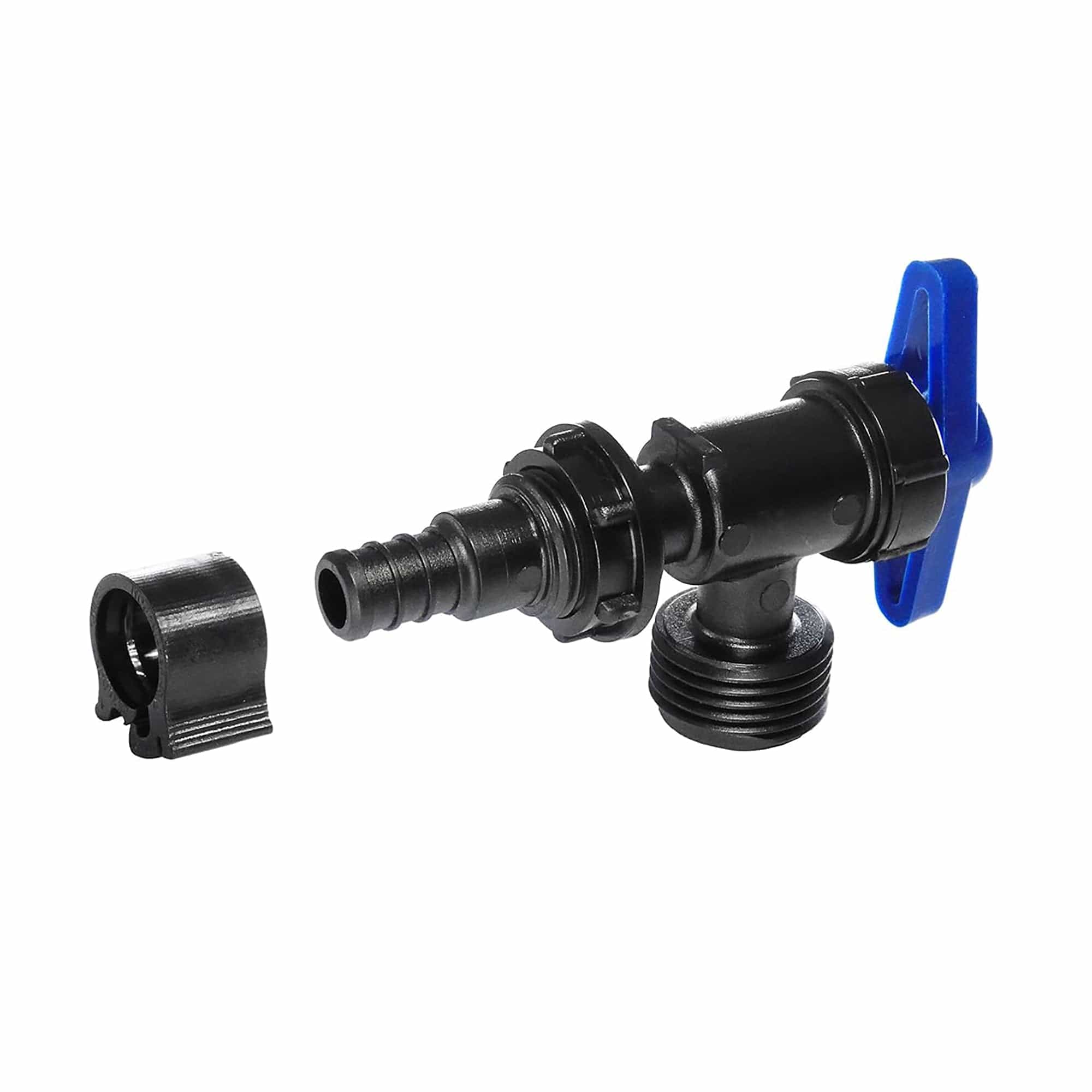 PEXLock Wash Valve , 1/2" x 3/4" MGH , Blue - Esco 30887