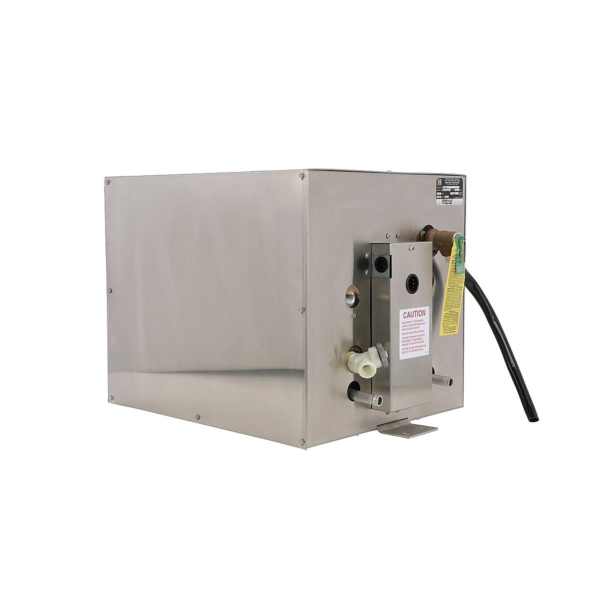 Attwood Whale F1200 11 Gallon Water Heater W/Front Heat Exchager Stainless Steel