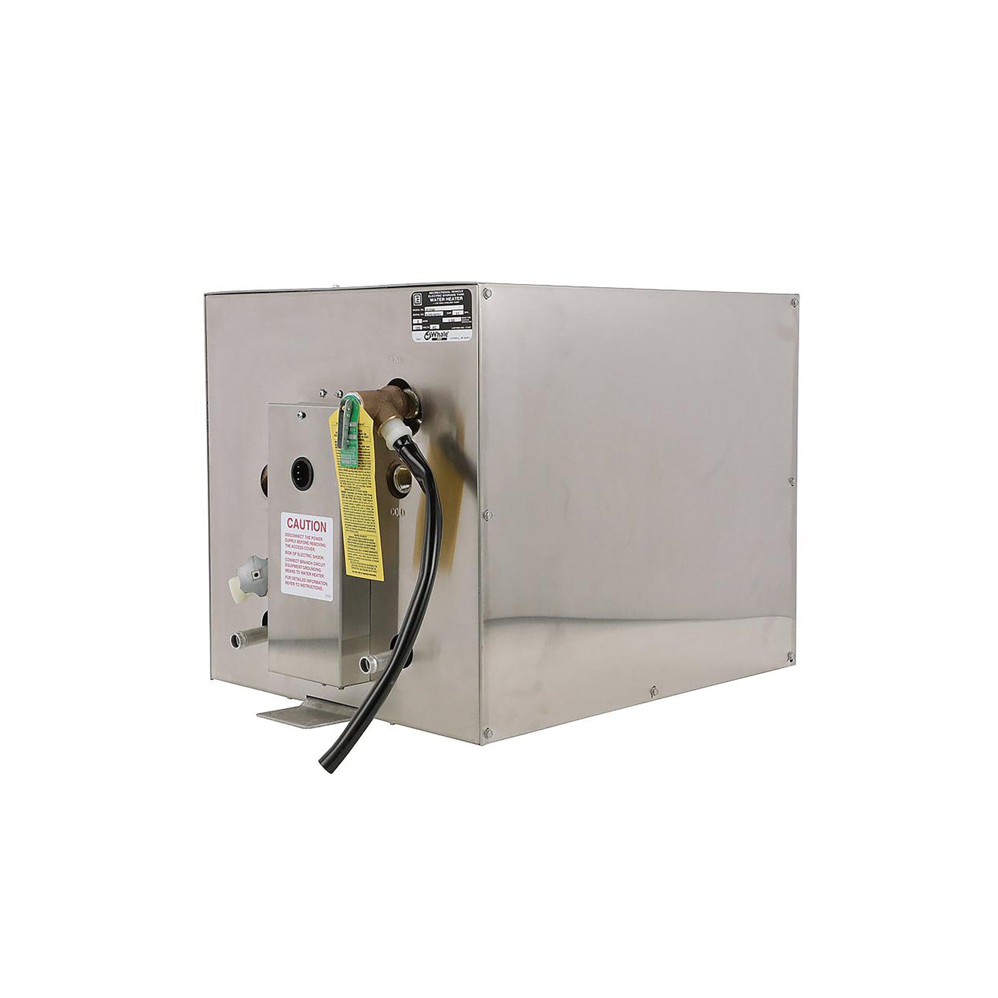 Attwood Whale F1200 11 Gallon Water Heater W/Front Heat Exchager Stainless Steel