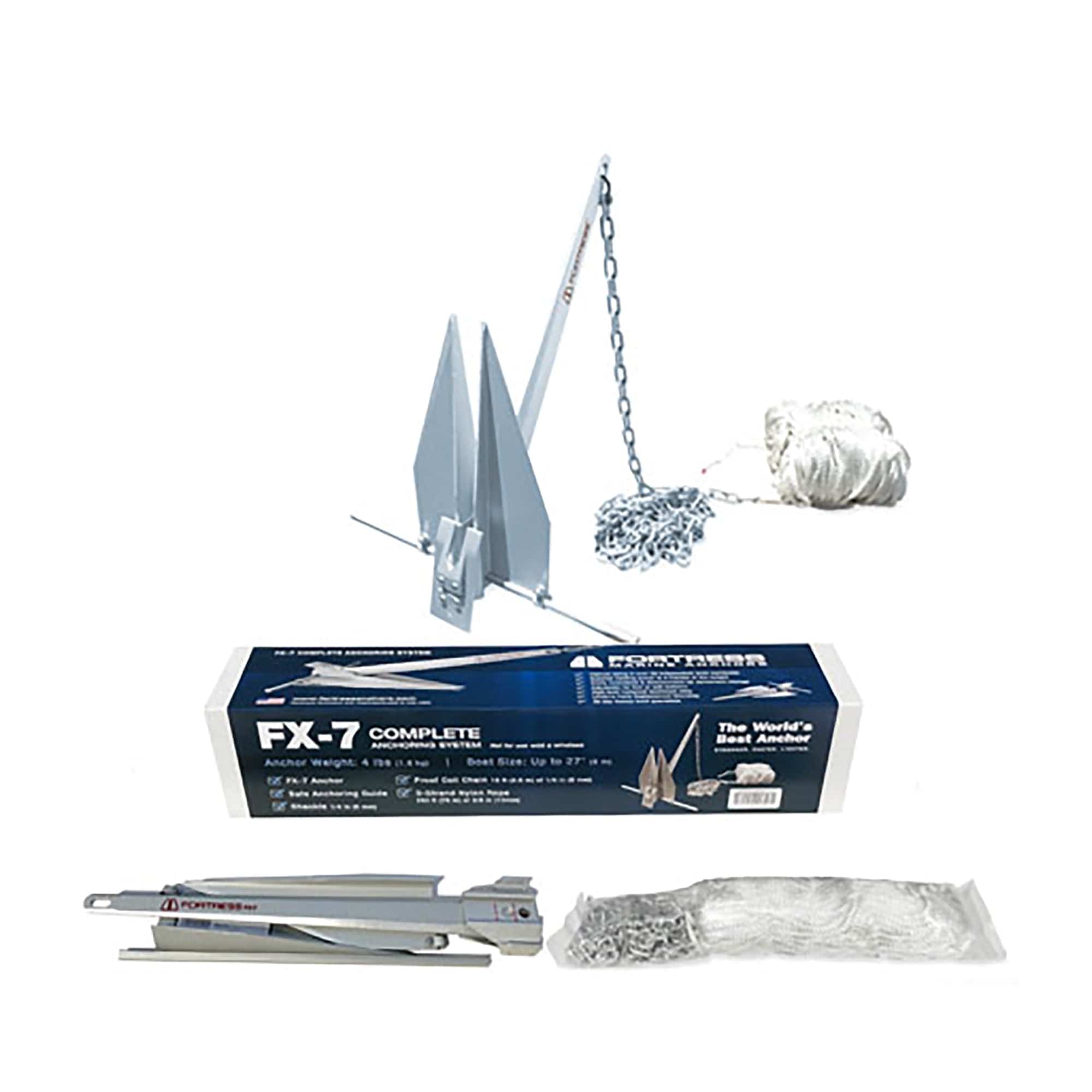 Fortress Marine Anchor FX-7-AS Anchoring System