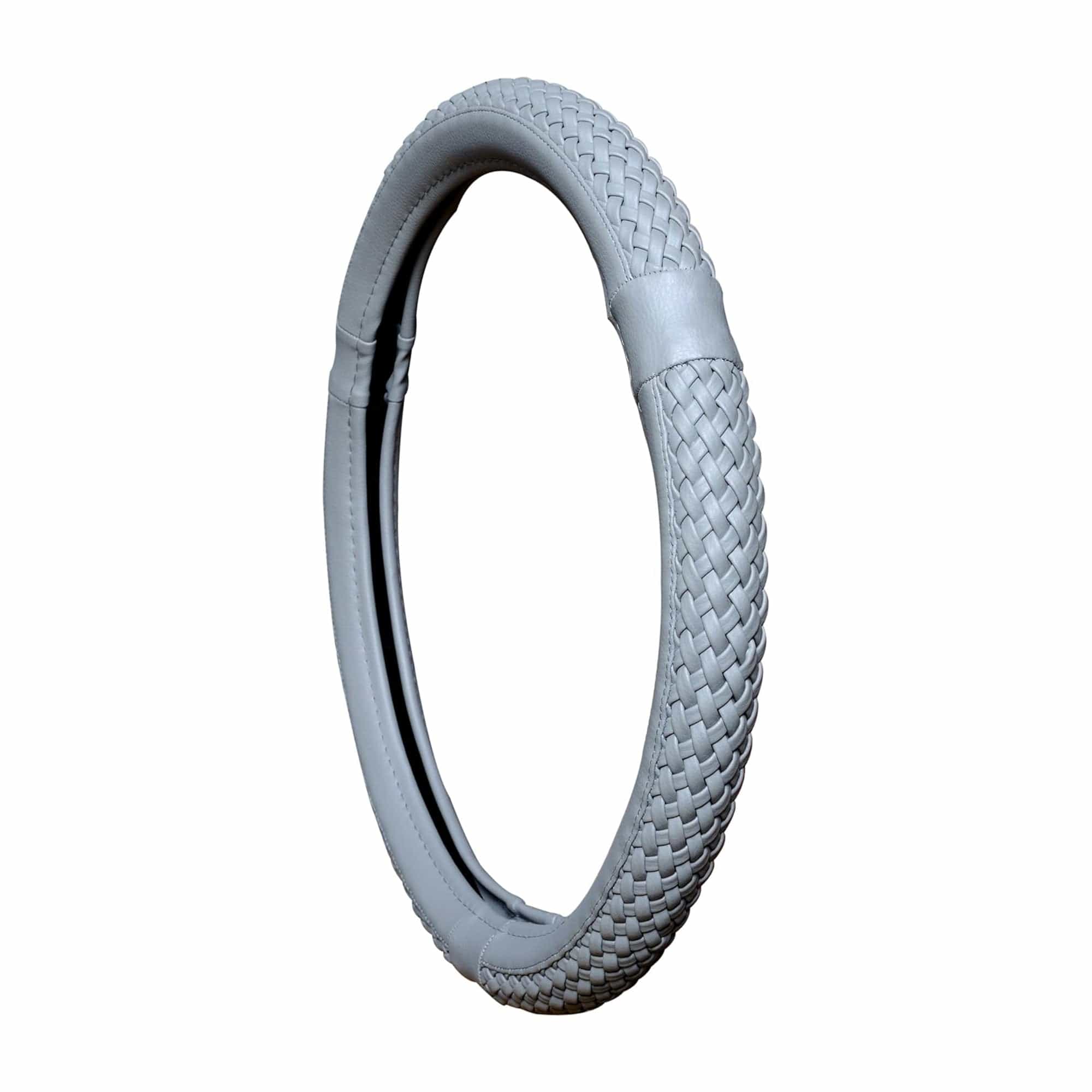 Weave Steering Wheel Cover - Gray - Allison Corp 95-0187