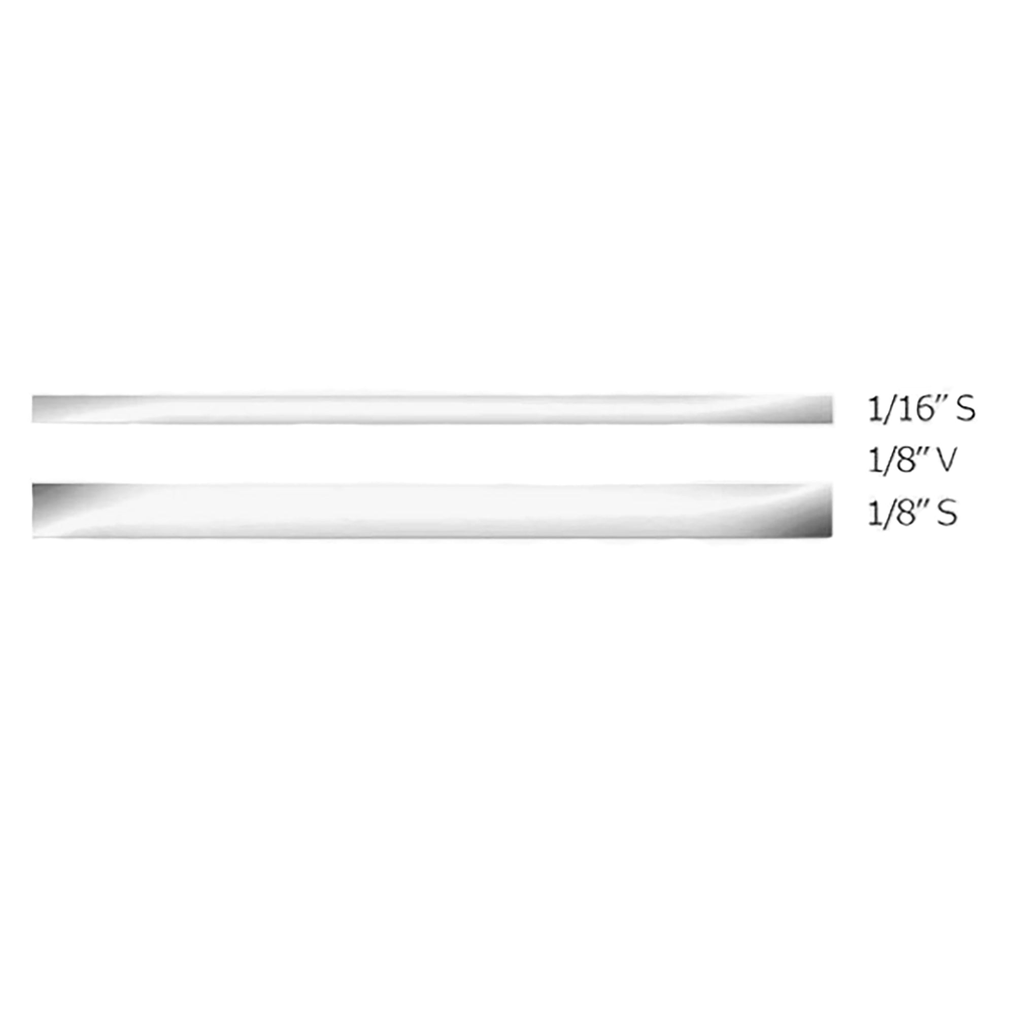 Multistripes Chrome Pinstripe Tape 5/16'x36' Trimbrite T0415
