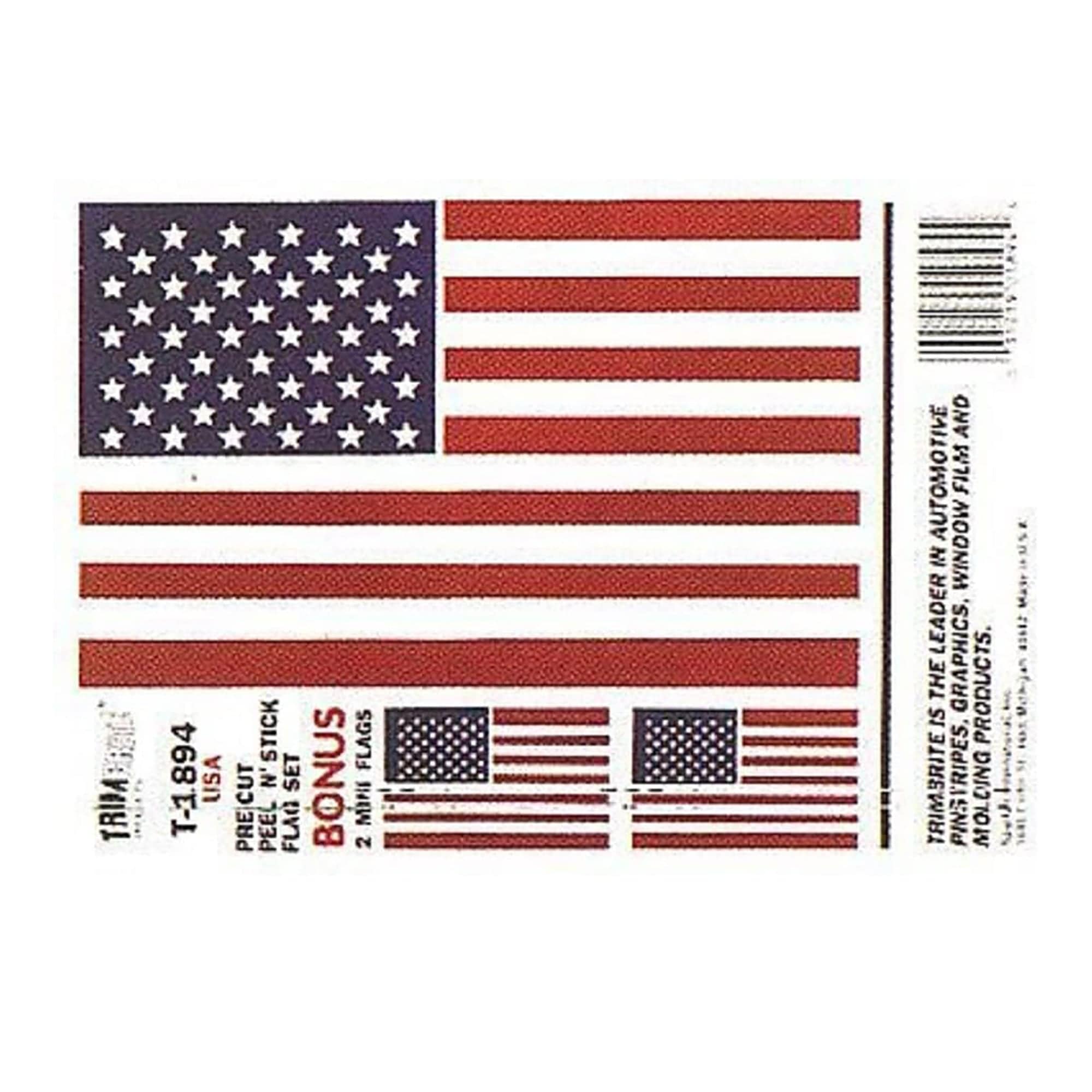 Spartan American Flag Trimbrite T1894