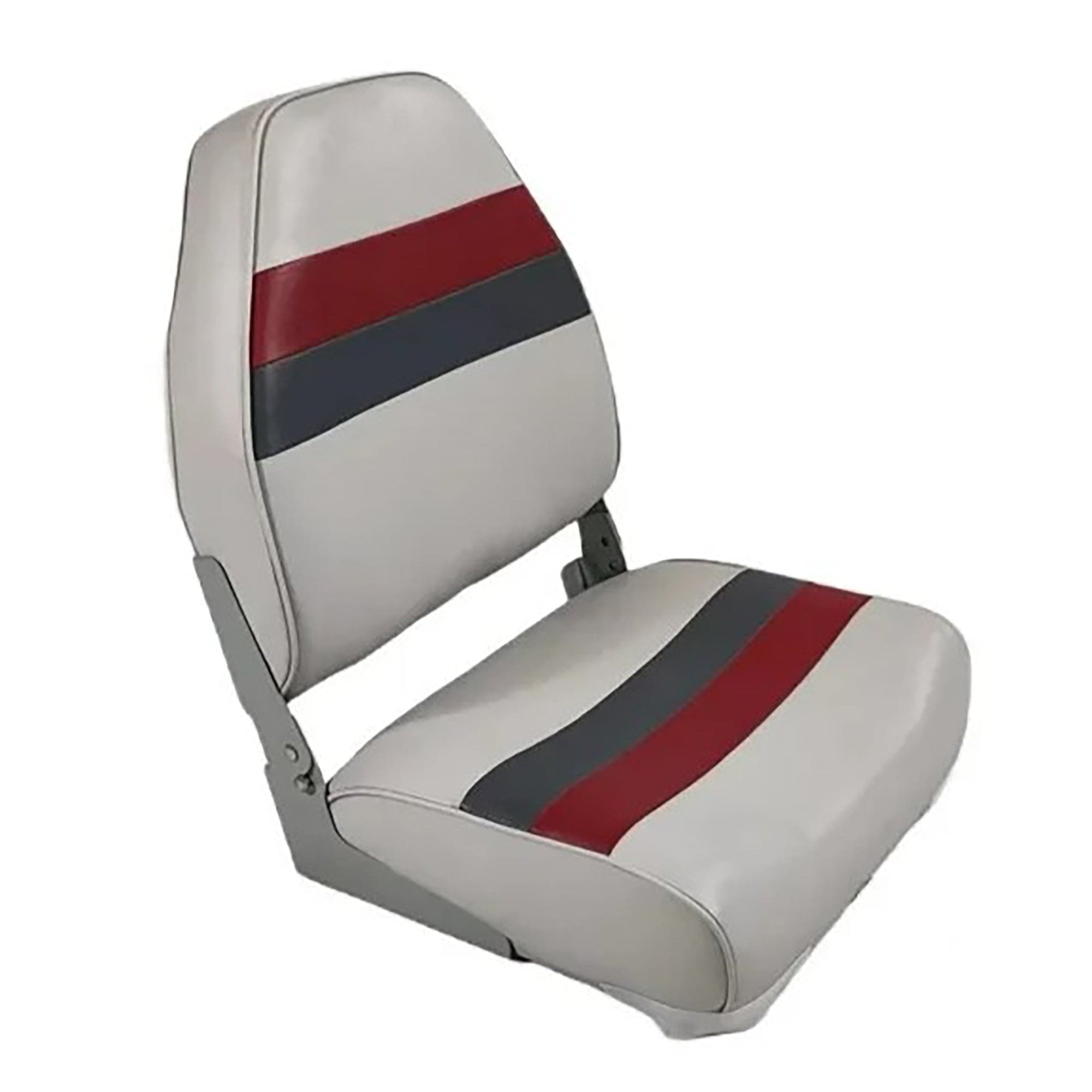 Horizon Mfg. Premium Series Pontoon Fold Down Gray/Red/Charcoal 3008-ABEC
