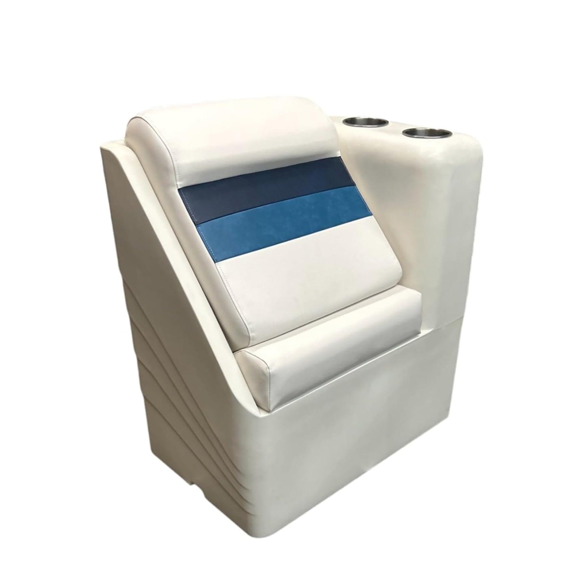 Horizon Mfg. Premium Series Right Radius Lean Back White/Navy/Blue 3016-AADK