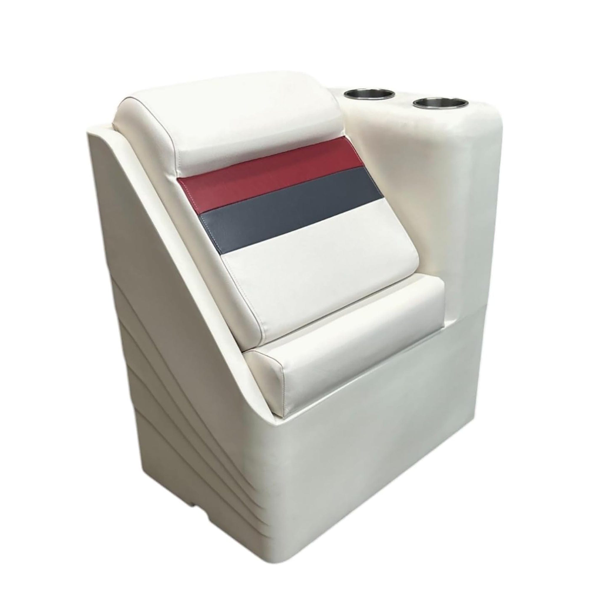 Horizon Mfg. Premium Series Right Radius Lean Back White/Red/Charcoal 3016-AAEC