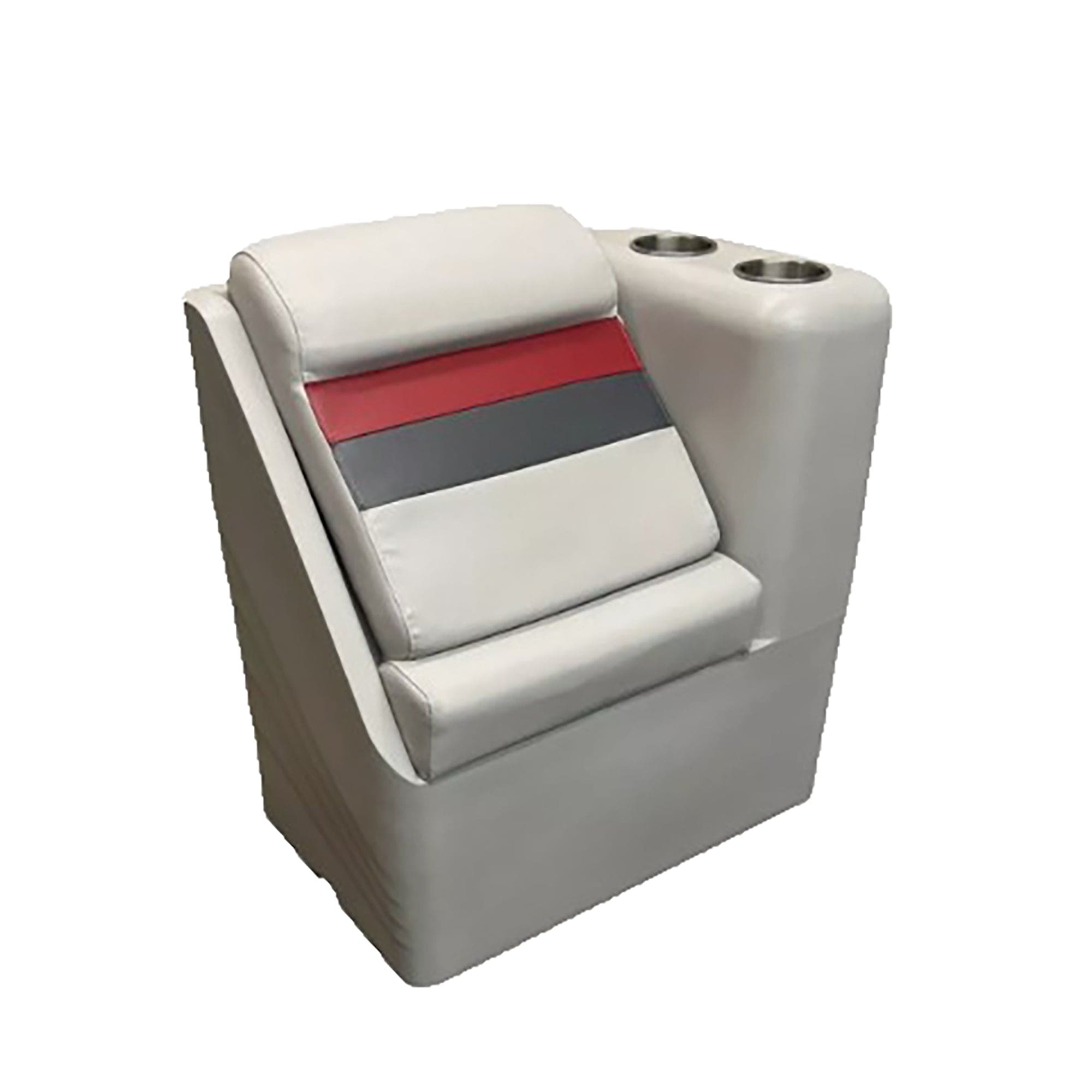 Horizon Mfg. Premium Series Right Radius Lean Back Gray/Red/Charcoal 3016-ABEC