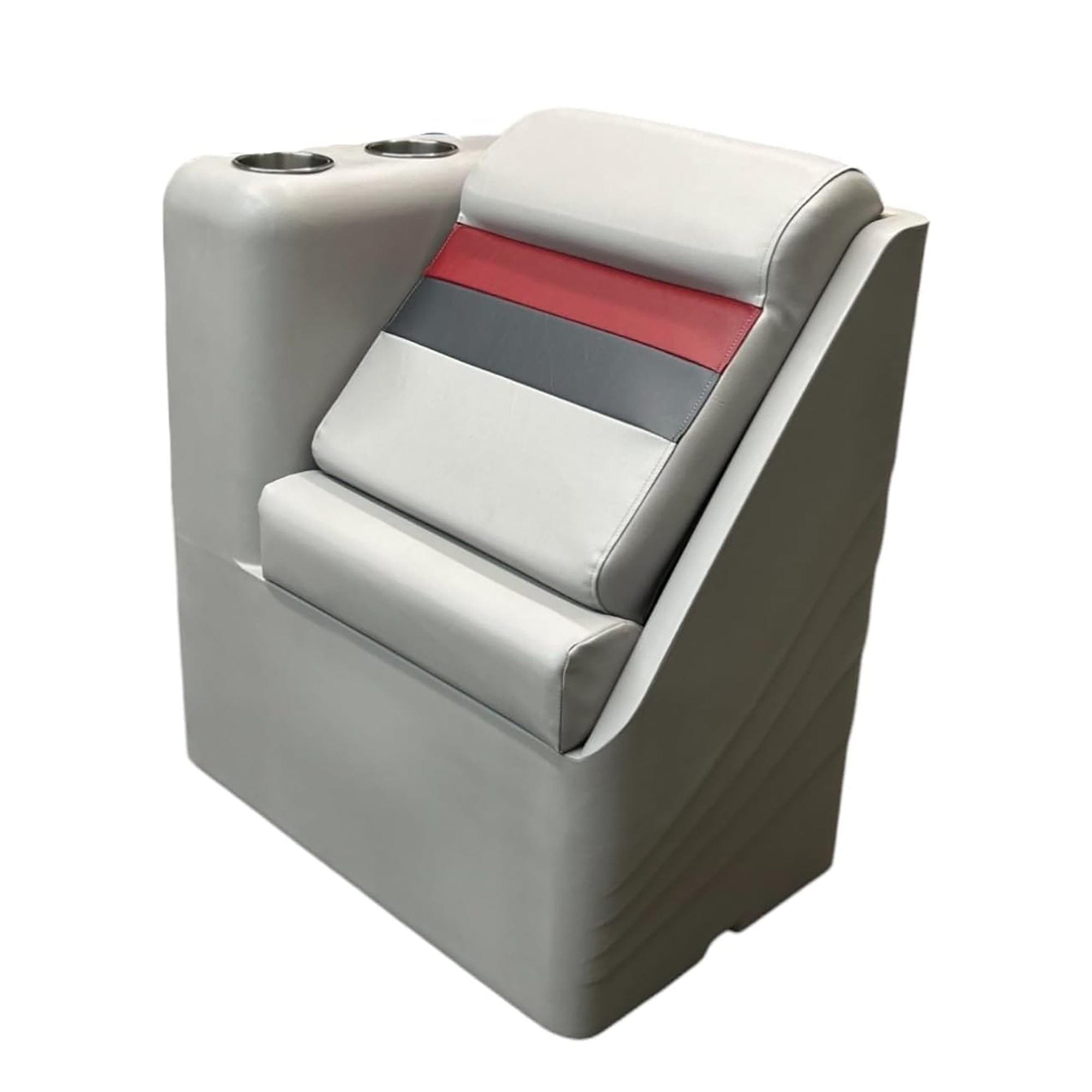 Horizon Mfg. Premium Series Left Radius Lean Back Gray/Red/Charcoal 3017-ABEC