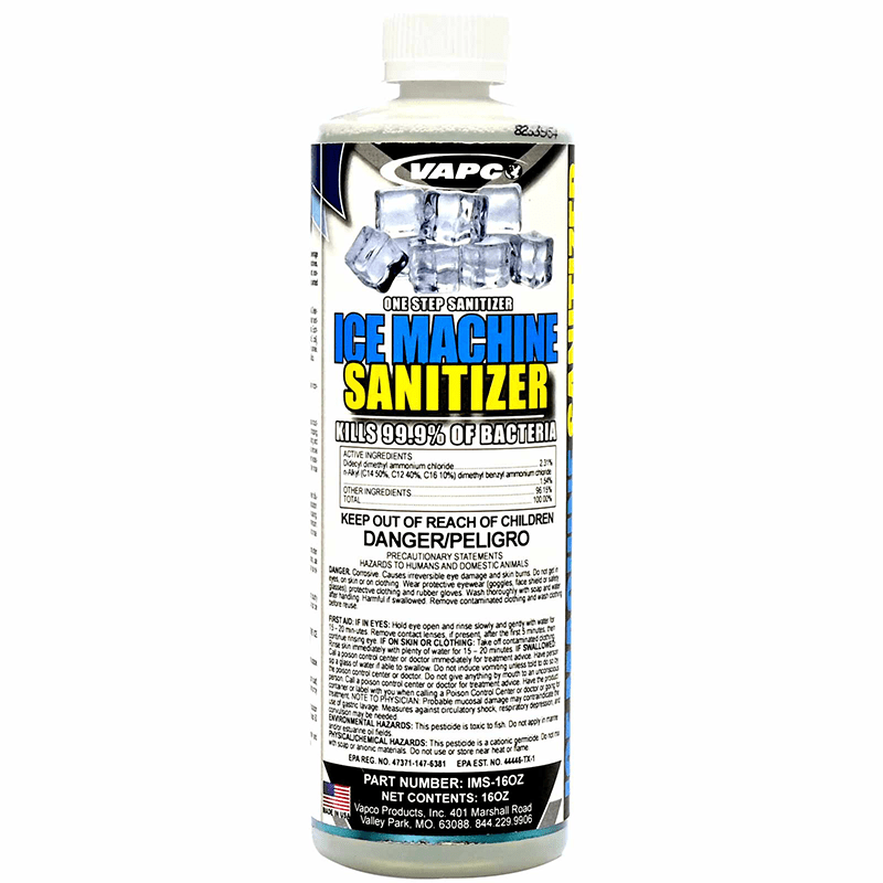 VAPCO 16 Oz Ice Machine Sanitizer - IMS-16OZ
