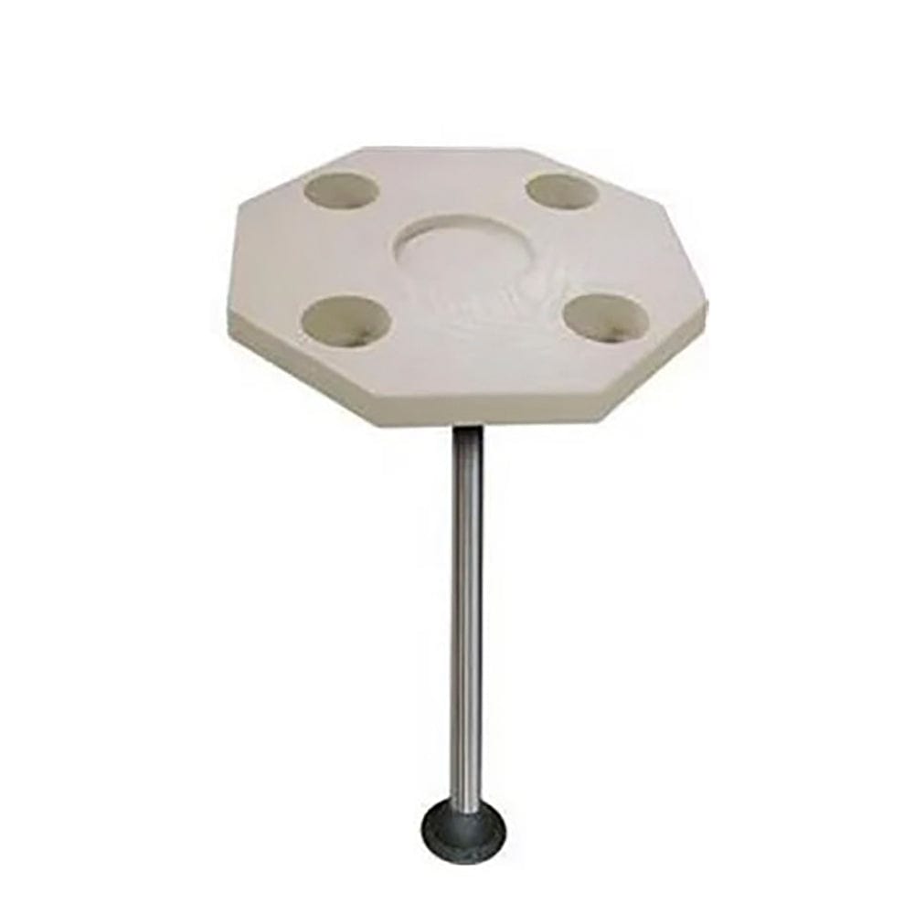 JIF Marine DSI-KF Octagonal Ivory Table Kit w / Recessed Flush Mount