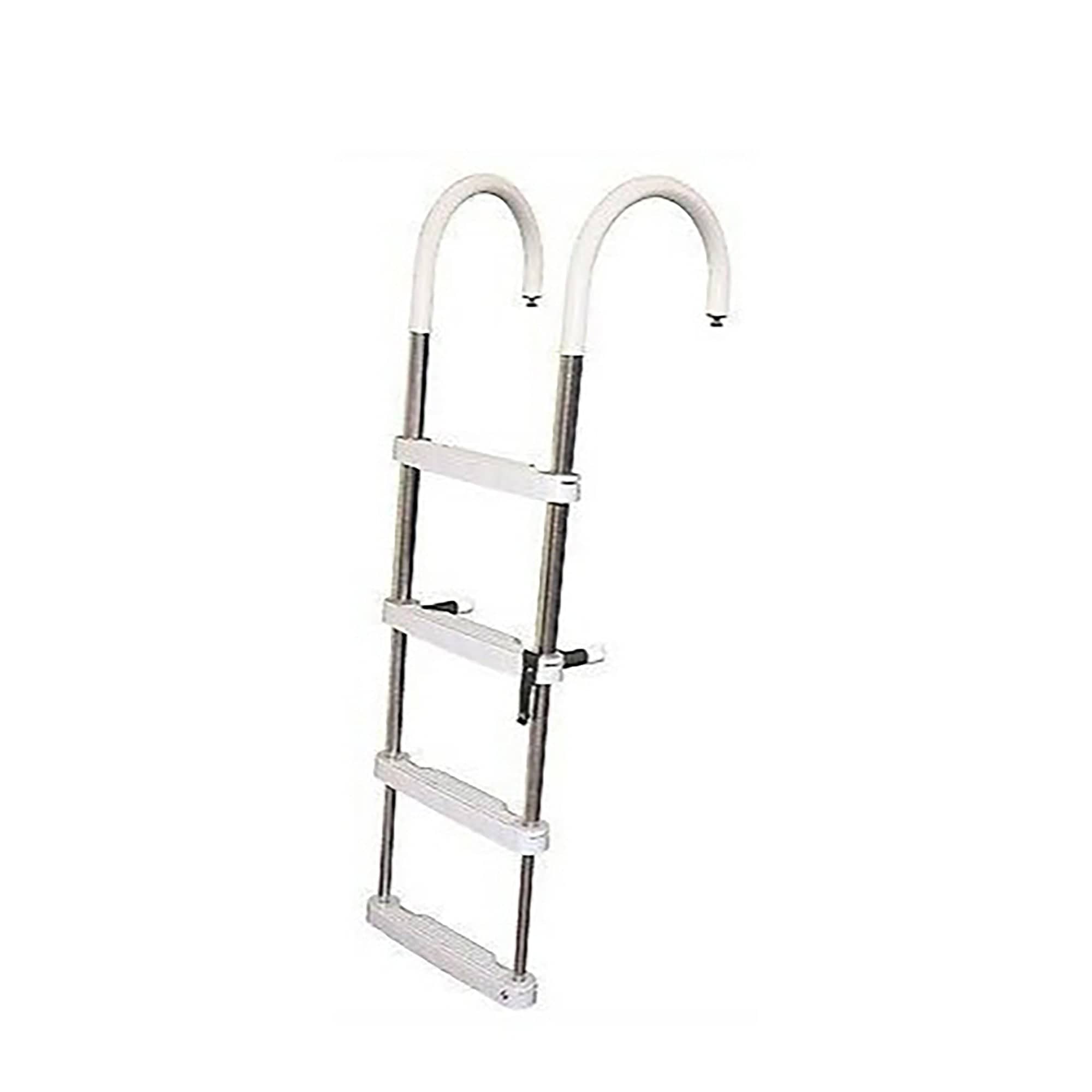 Stainless 316 Pontoon Telescoping 4-Step Ladder JIF Marine DUF4