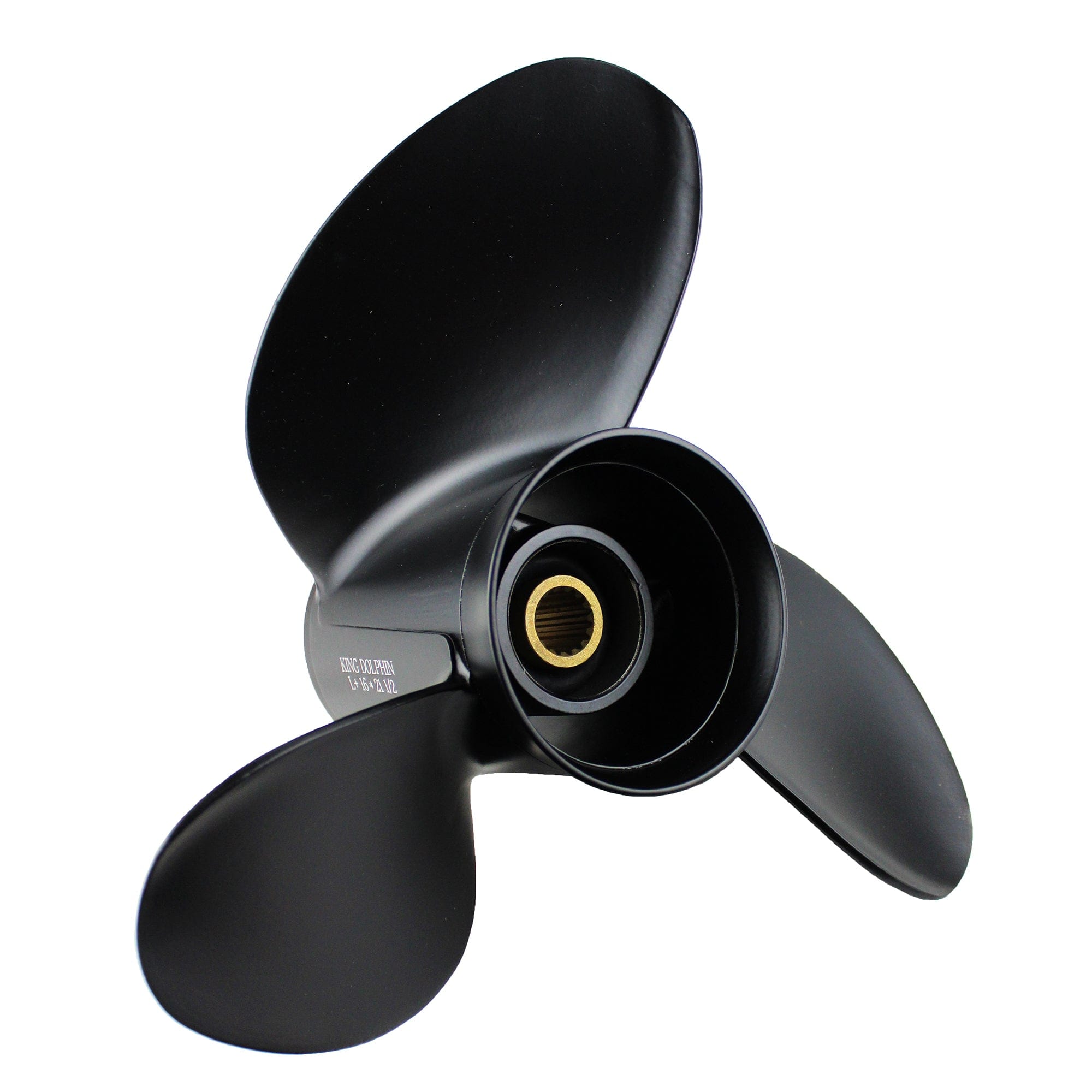 Yamaha Evolution Class E+ Propeller LH, 16" Dia. x 21-1/2" Pitch, 250-300 HP, 3 Blade, AL - King Dolphin 82-070-162112L