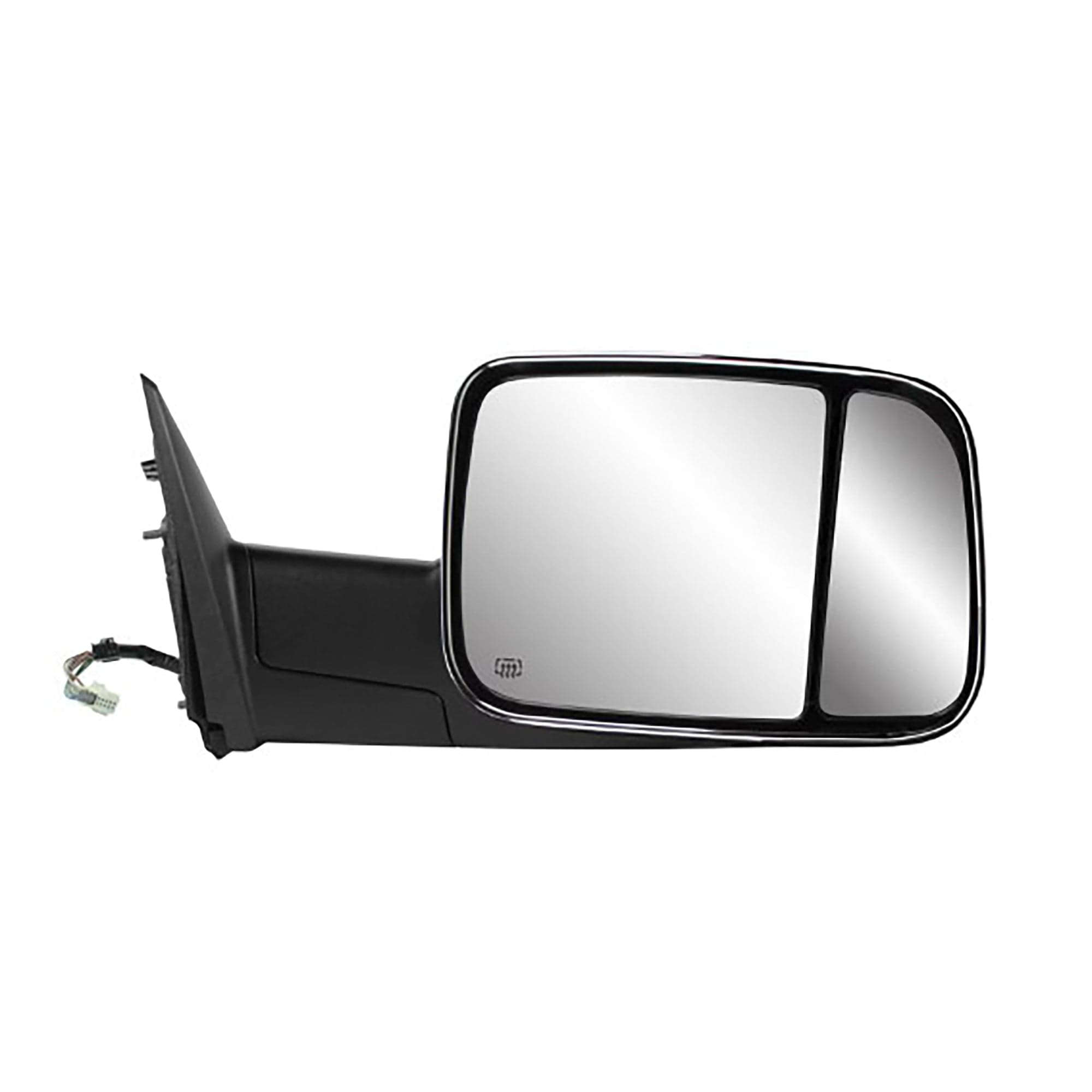 K Source 60203C Textured Black Dual Lens Power Folding Mirrors for DODGE Ram Pick-Up 1500