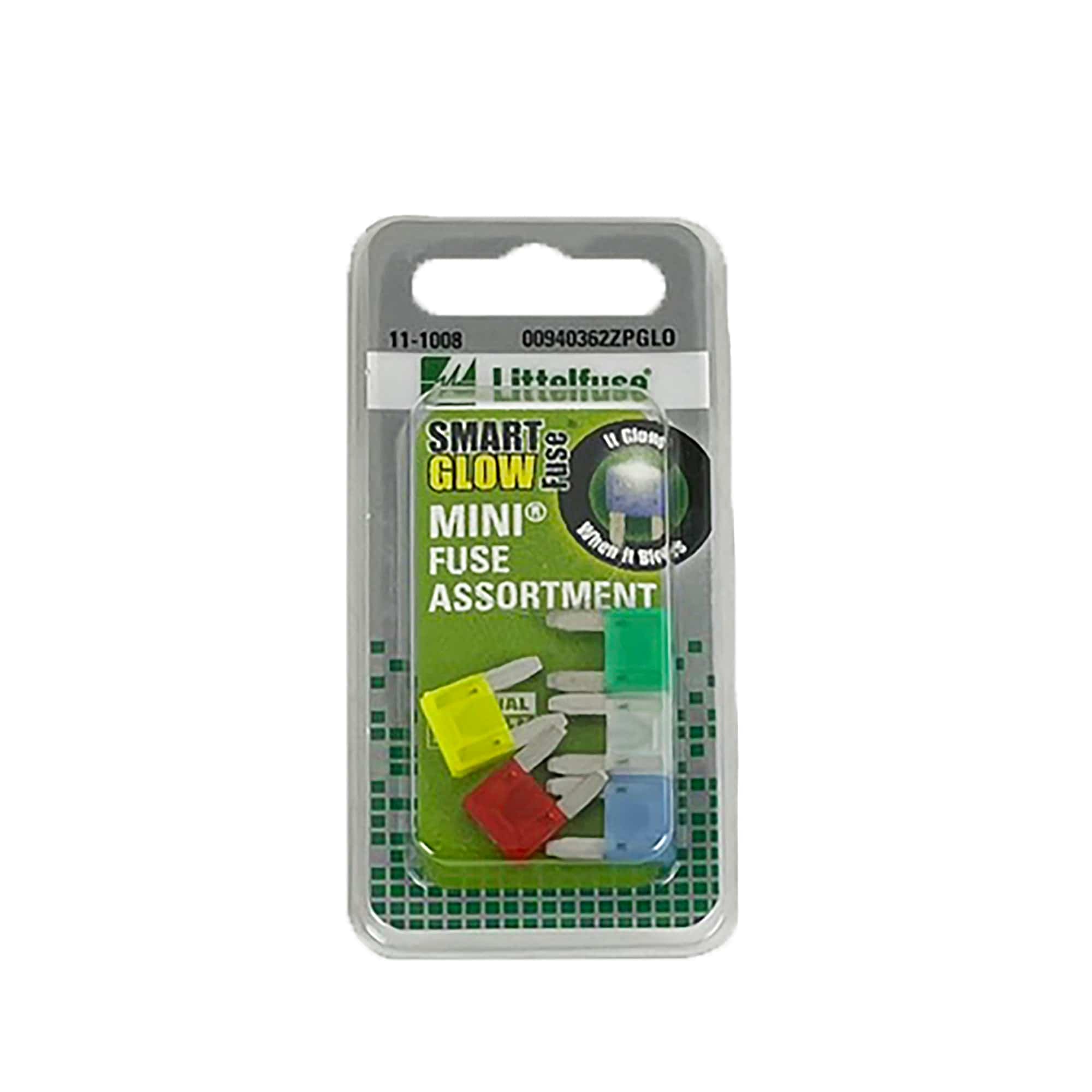 Fuse Assortment MINI SmartGlow 32VDC 5-pc Littelfuse 00940362ZPGLO